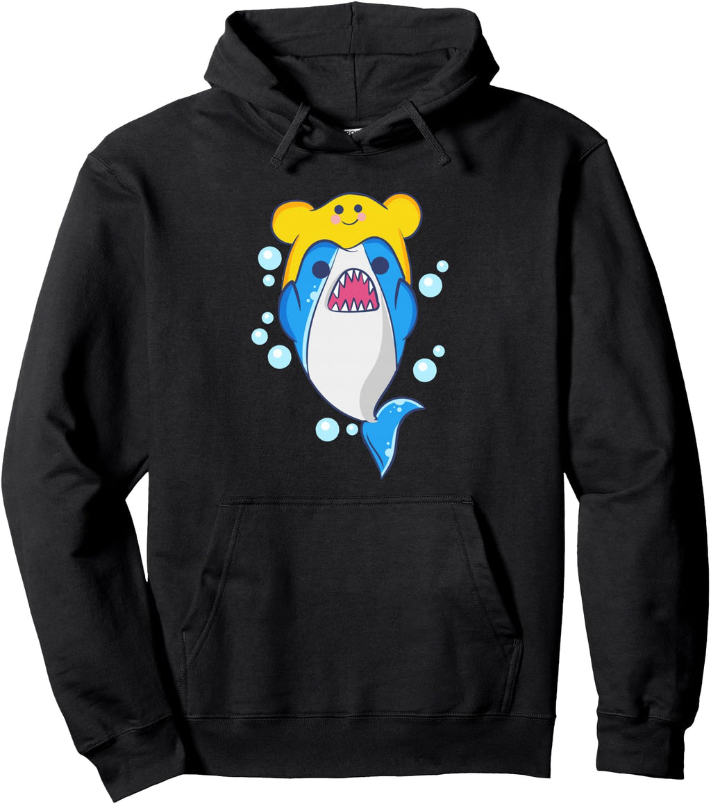 Original Kawaii Shark Mendaiko Hat T-Shirt - Unique Graphic Unisex - T-Shirt, Sweatshirt, Hoodie