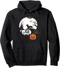 Original Scary Pumpkin Bat Witch Hat Hoodie - Novelty Apparel Men Women - T-Shirt, Sweatshirt, Hoodie