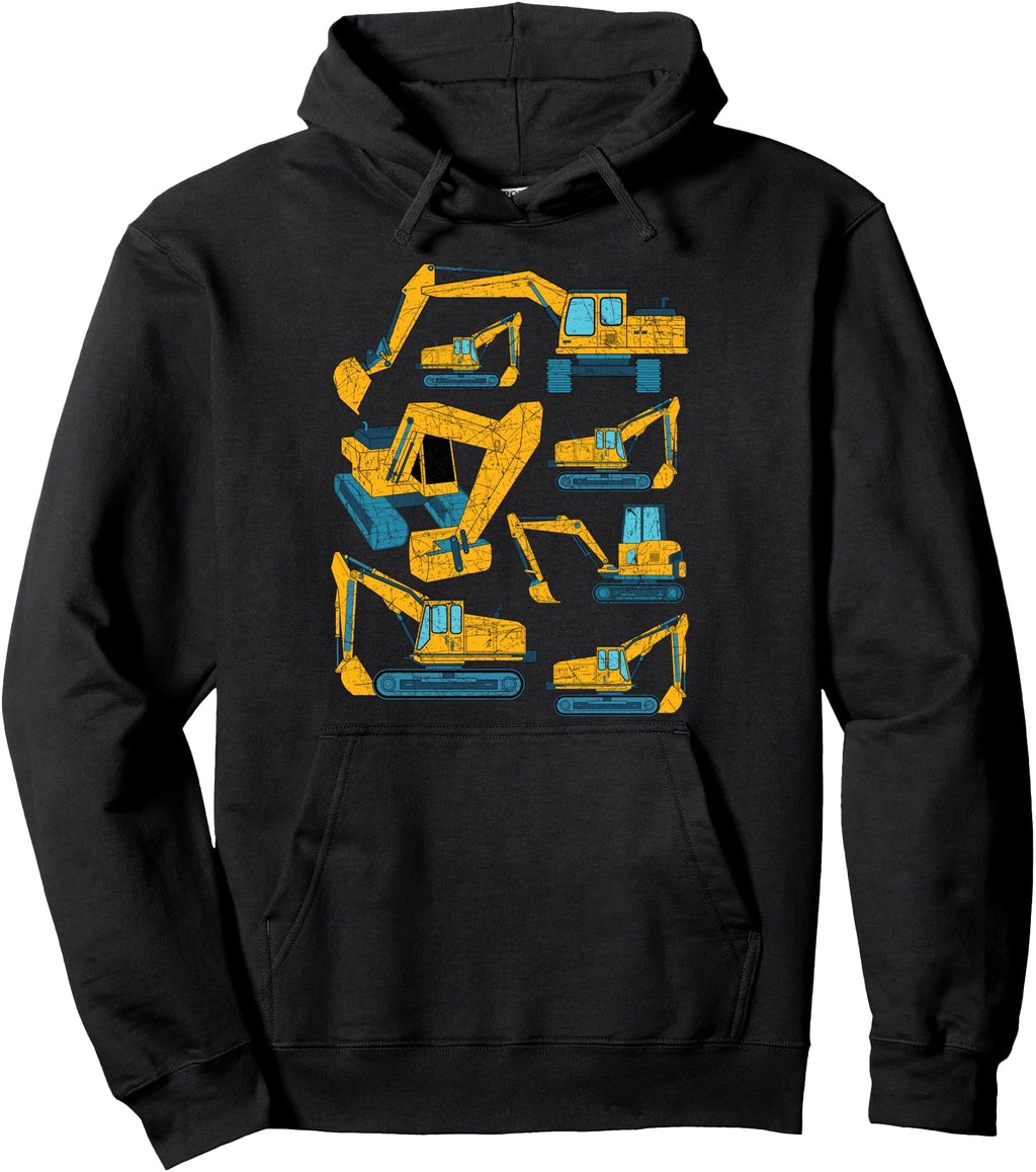 Vehicle Digger Construction Worker T-Shirt - Trendy Graphic Men Women - T-Shirt, Sweatshirt, Hoodie