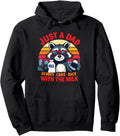 Just Dad Who Always Came Back Milk Sweatshirt - Unique Graphic Men Women - T-Shirt, Sweatshirt, Hoodie