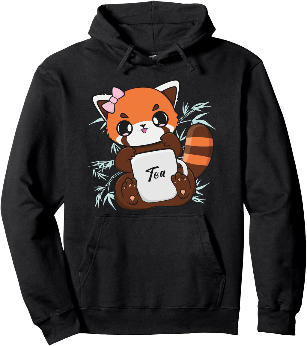 Exclusive Red Panda Drinking Boba Tea T-Shirt - Unique Graphic Unisex - T-Shirt, Sweatshirt, Hoodie