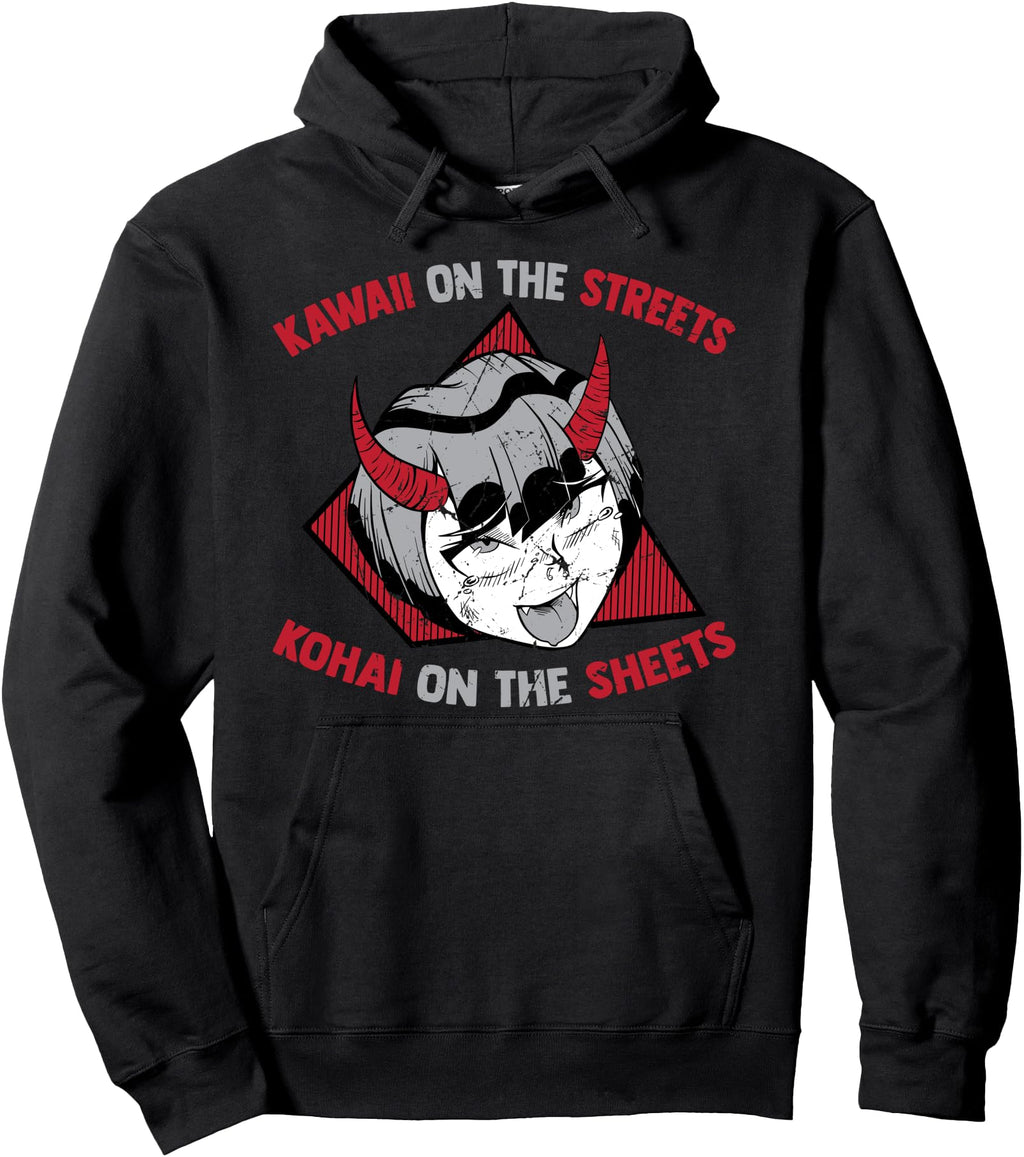 Original Kawaii Streets Kohai Sheets Hoodie - Aesthetic Graphic Men Women - T-Shirt, Sweatshirt, Hoodie