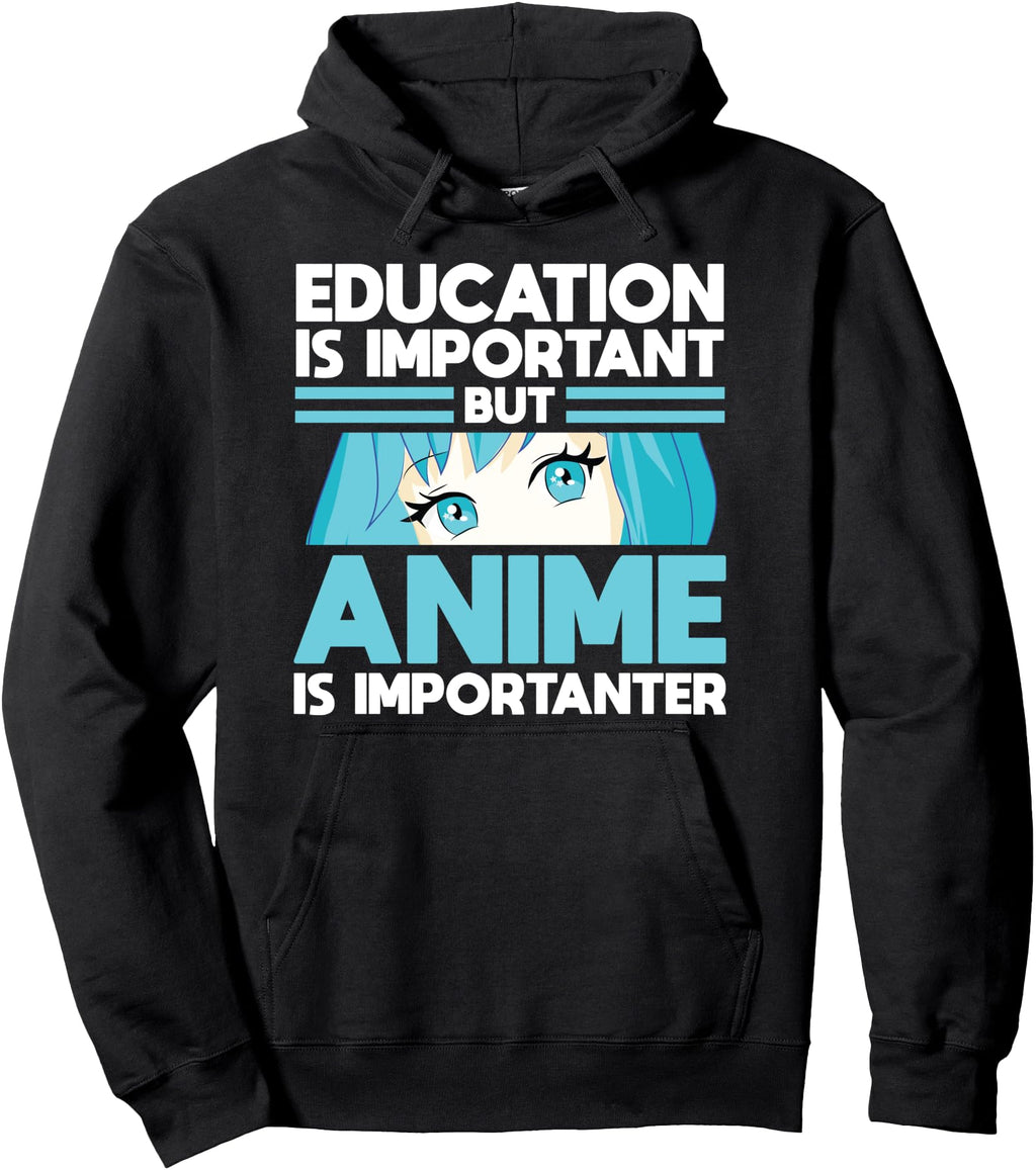 Authentic Education Is Important Anime T-Shirt - Trendy Graphic Men Women - T-Shirt, Sweatshirt, Hoodie