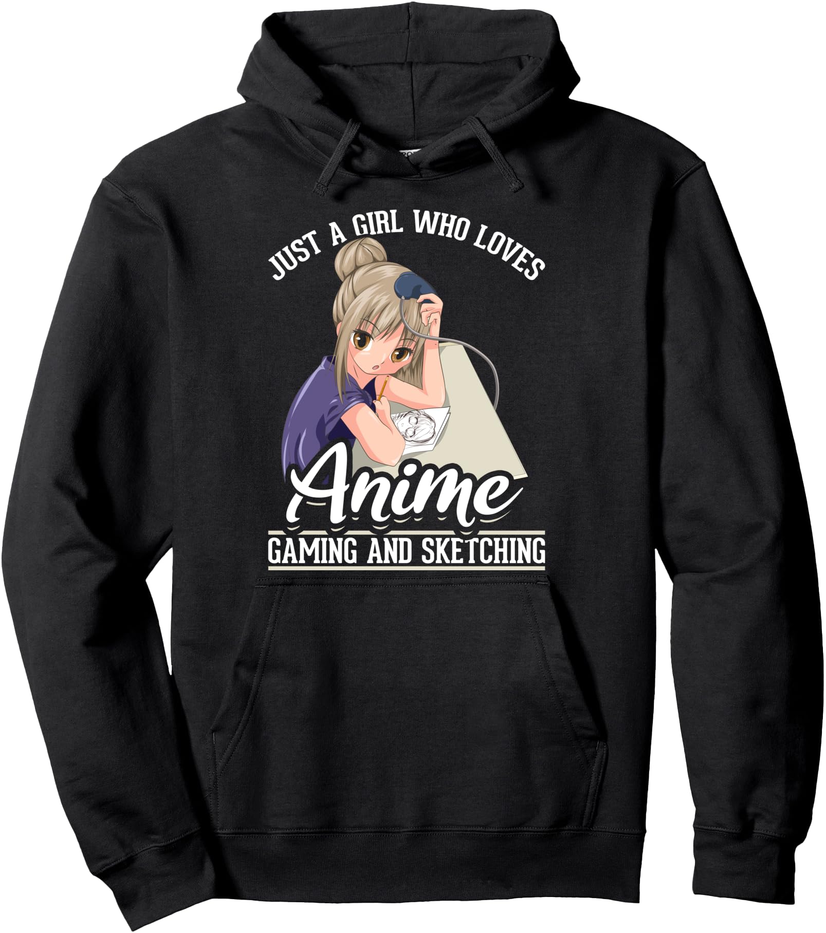 Doodle Kawaii Gamer Video Gaming T-Shirt - Unique Graphic Men Women - T-Shirt, Sweatshirt, Hoodie