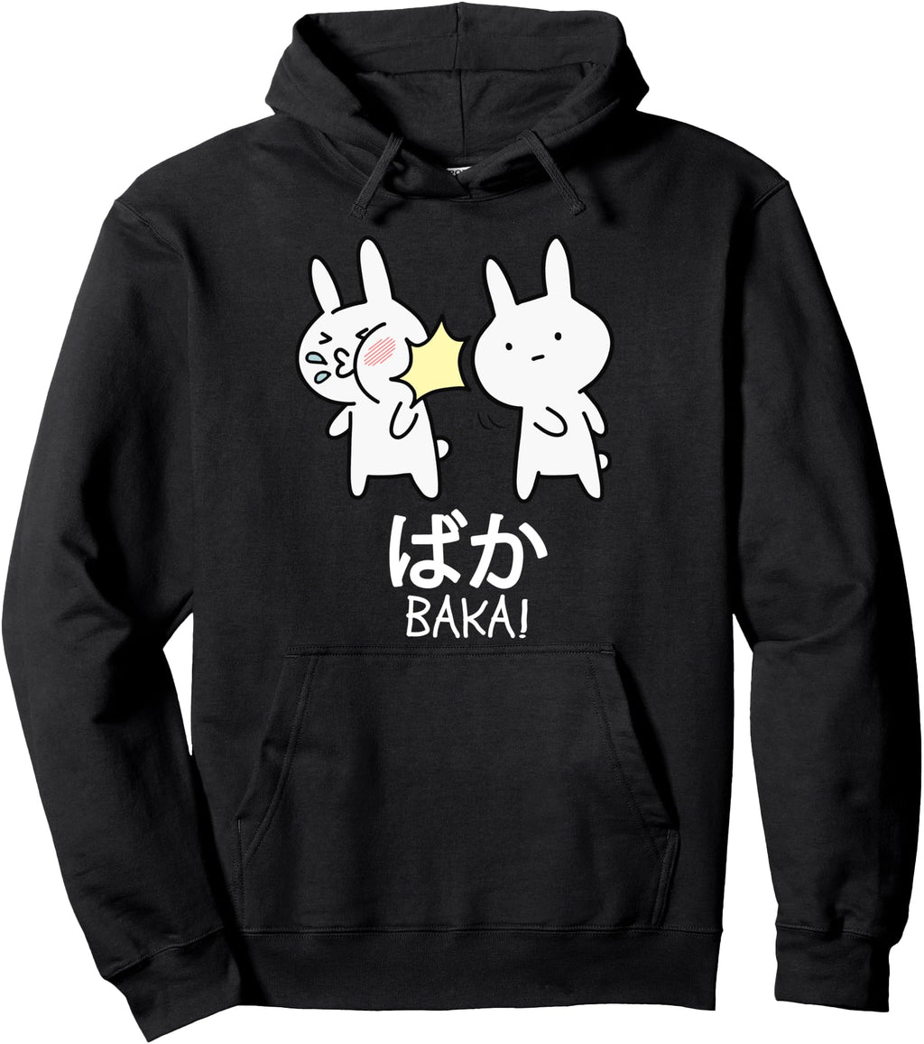 Baka Anime Otaku Manga Rabbit Slap T-Shirt - Graphic Print for Adults - T-Shirt, Sweatshirt, Hoodie
