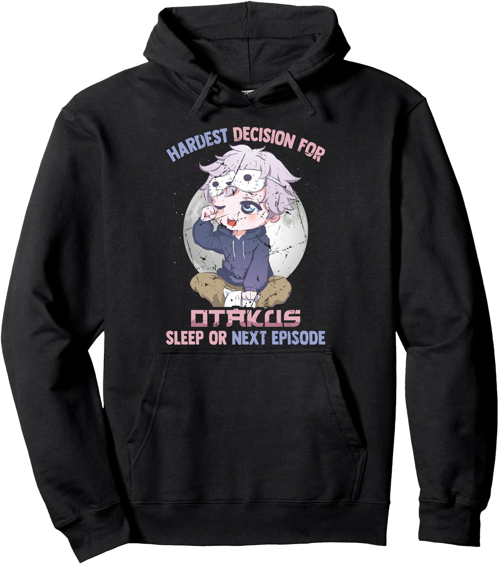 Exclusive Hardest Decision Otakus T-Shirt - Fun Novelty Design for Adults - T-Shirt, Sweatshirt, Hoodie