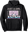 Authentic Just Who Loves Anime Hoodie - Novelty Apparel for Adults - T-Shirt, Sweatshirt, Hoodie