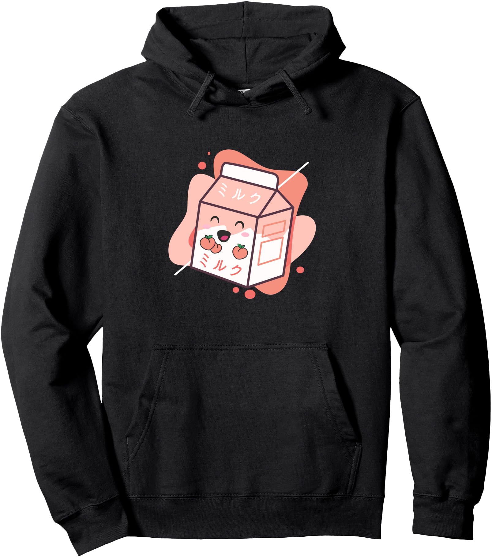 Exclusive Kawaii Milk Japanese Peach T-Shirt - Novelty Apparel for Adults - T-Shirt, Sweatshirt, Hoodie