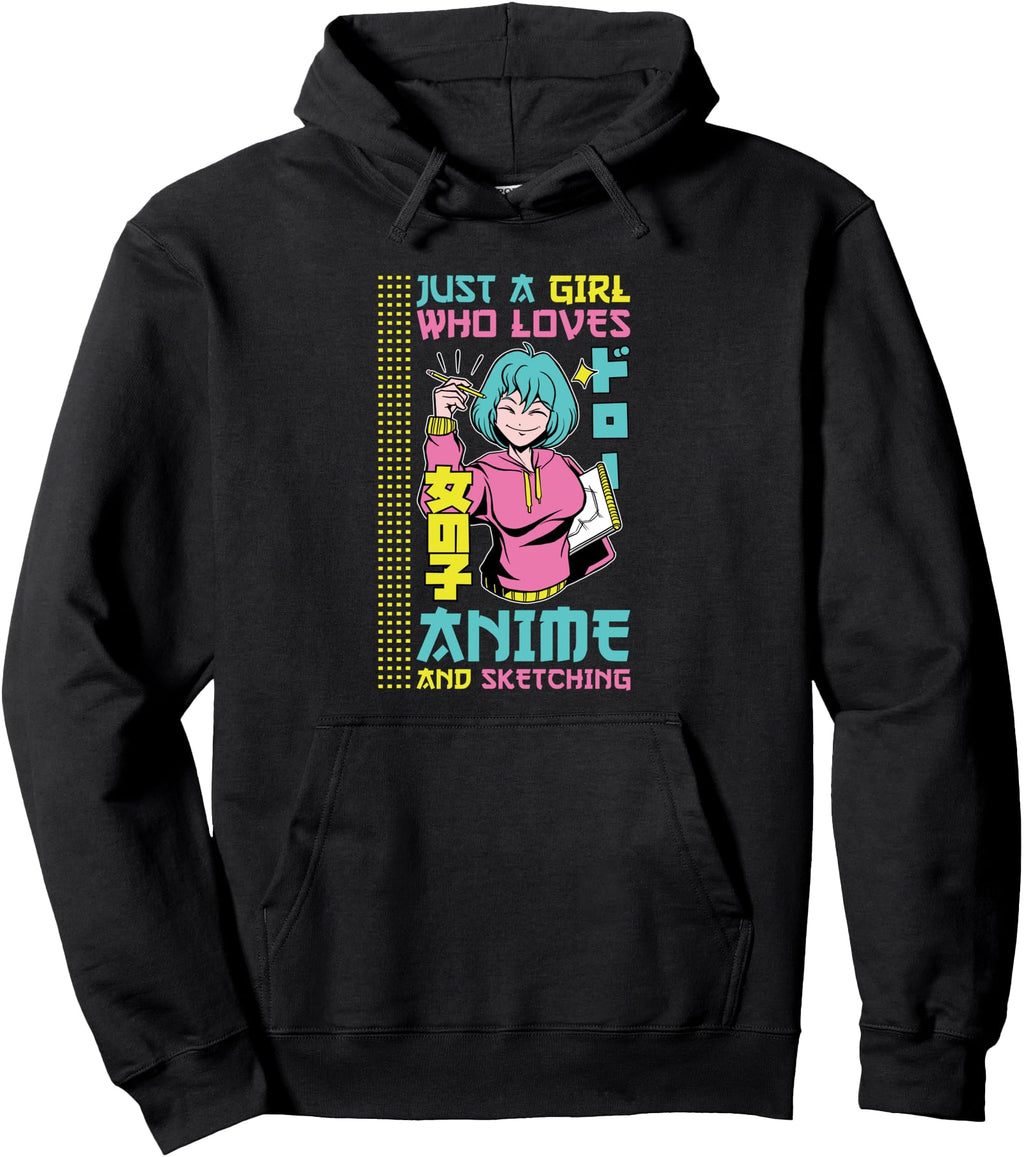 Original Just Who Loves Anime And Sweatshirt - Unique Graphic Unisex - T-Shirt, Sweatshirt, Hoodie