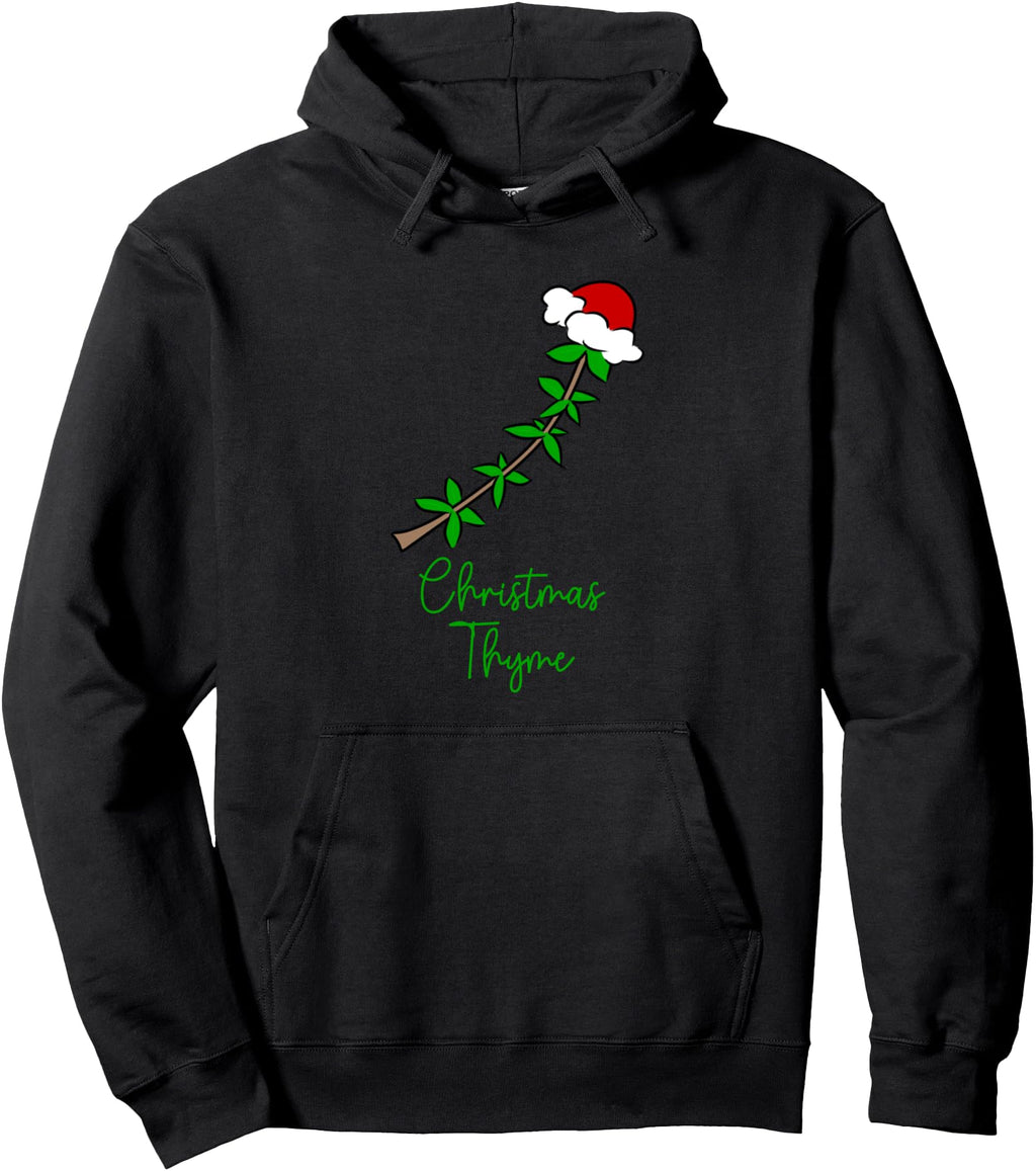 Thyme Wearing Santa Hat Thyme Rare Sweatshirt - Minimalist Print Men Women - T-Shirt, Sweatshirt, Hoodie