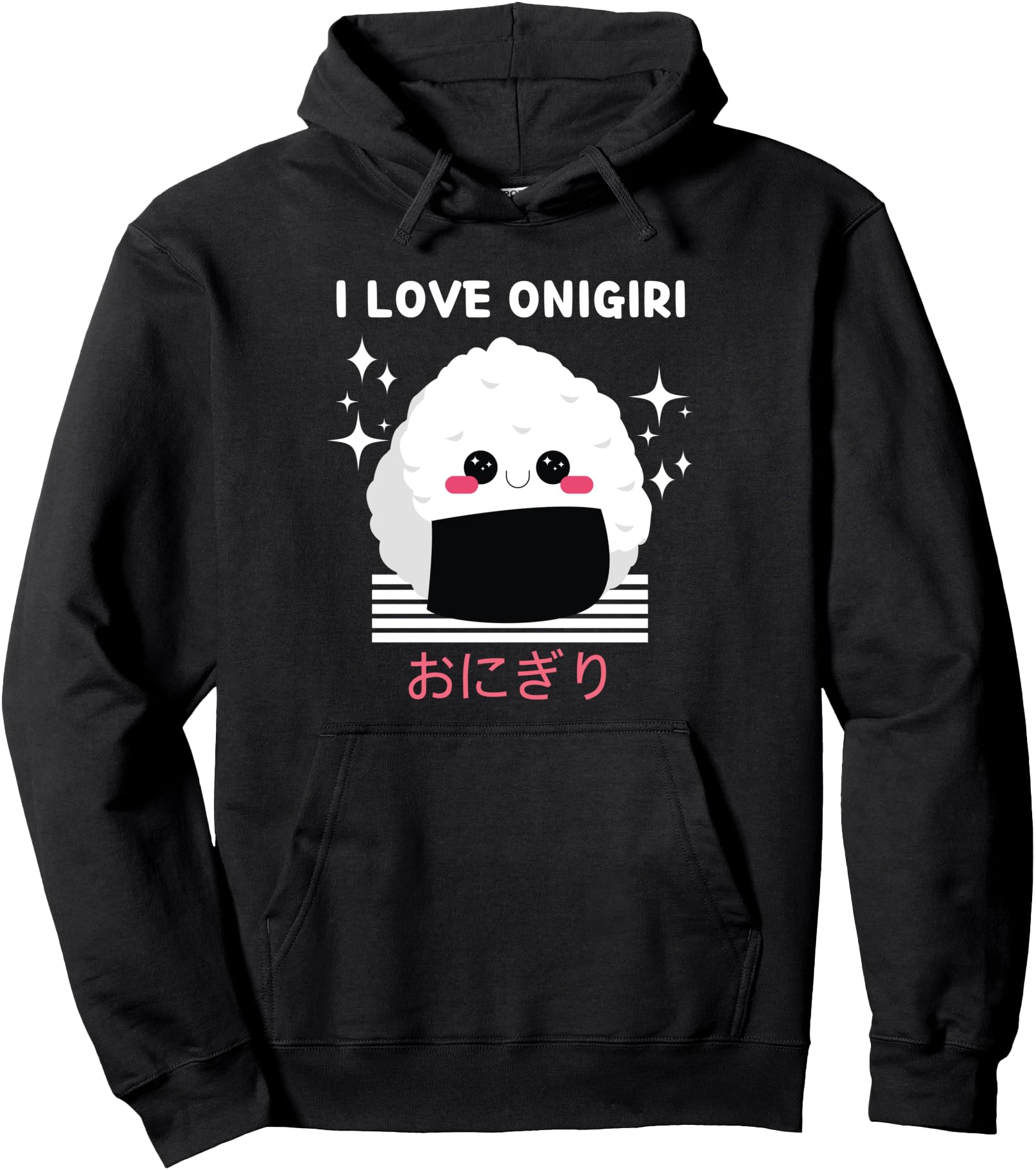 I Love Onigiri Kawaii Onigiri T-Shirt - Aesthetic Graphic Men Women - T-Shirt, Sweatshirt, Hoodie