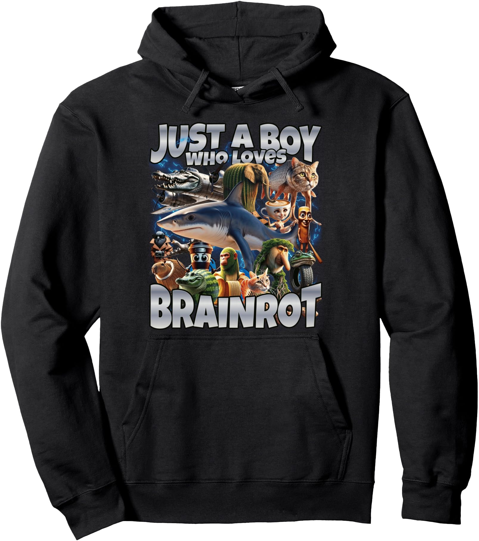 Just Who Loves Brain Red Rare T-Shirt - Graphic Print Men Women - T-Shirt, Sweatshirt, Hoodie