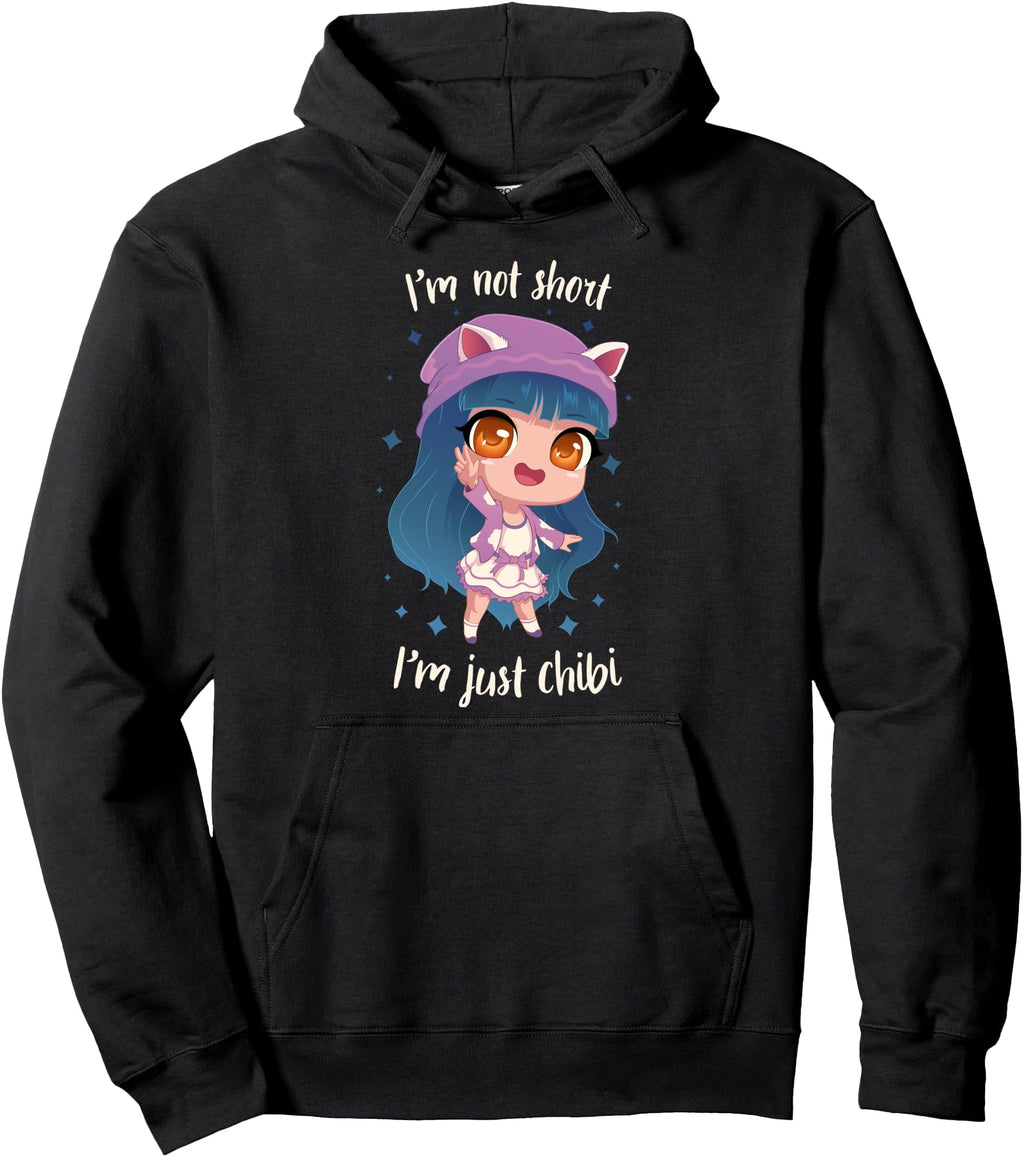 Exclusive Not Short Just Chibi How To Hoodie - Aesthetic Graphic Men Women - T-Shirt, Sweatshirt, Hoodie