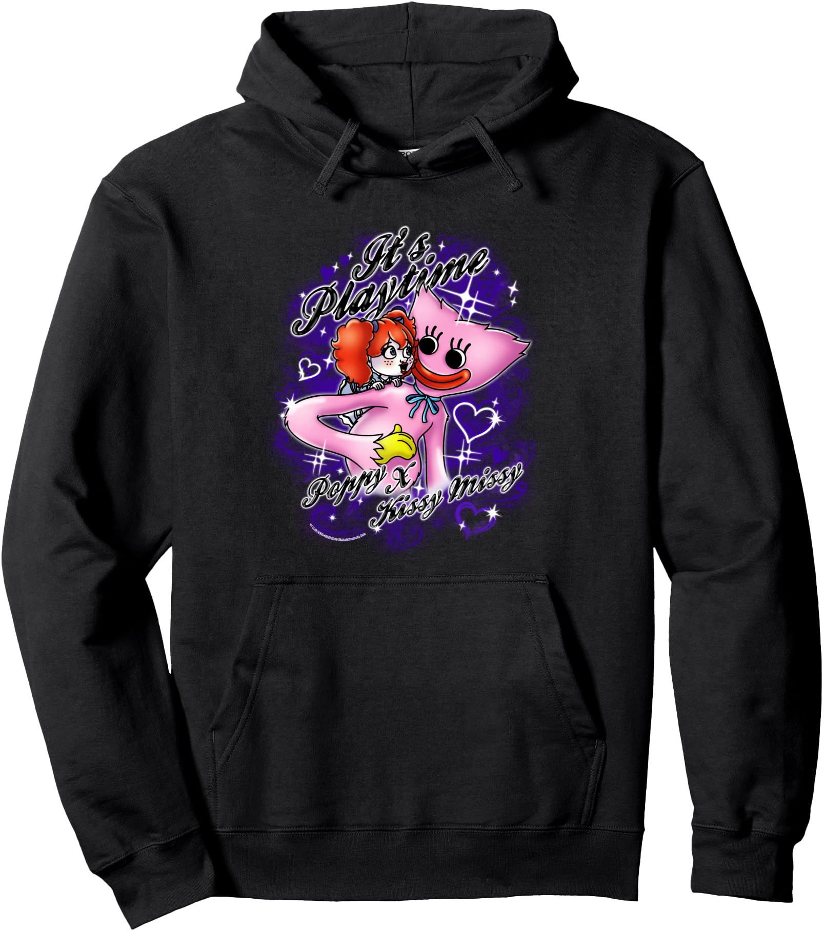 Poppy Playtime It S Playtime Poppy X Hoodie - Fun Novelty Design Men Women - T-Shirt, Sweatshirt, Hoodie