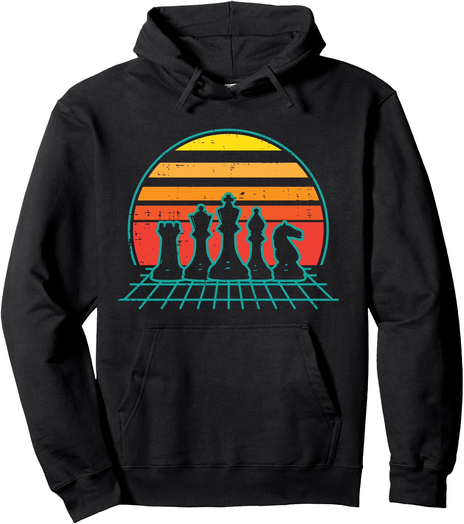 Handcrafted Chess Pieces Sweatshirt - Casual Everyday Wear Unisex - T-Shirt, Sweatshirt, Hoodie