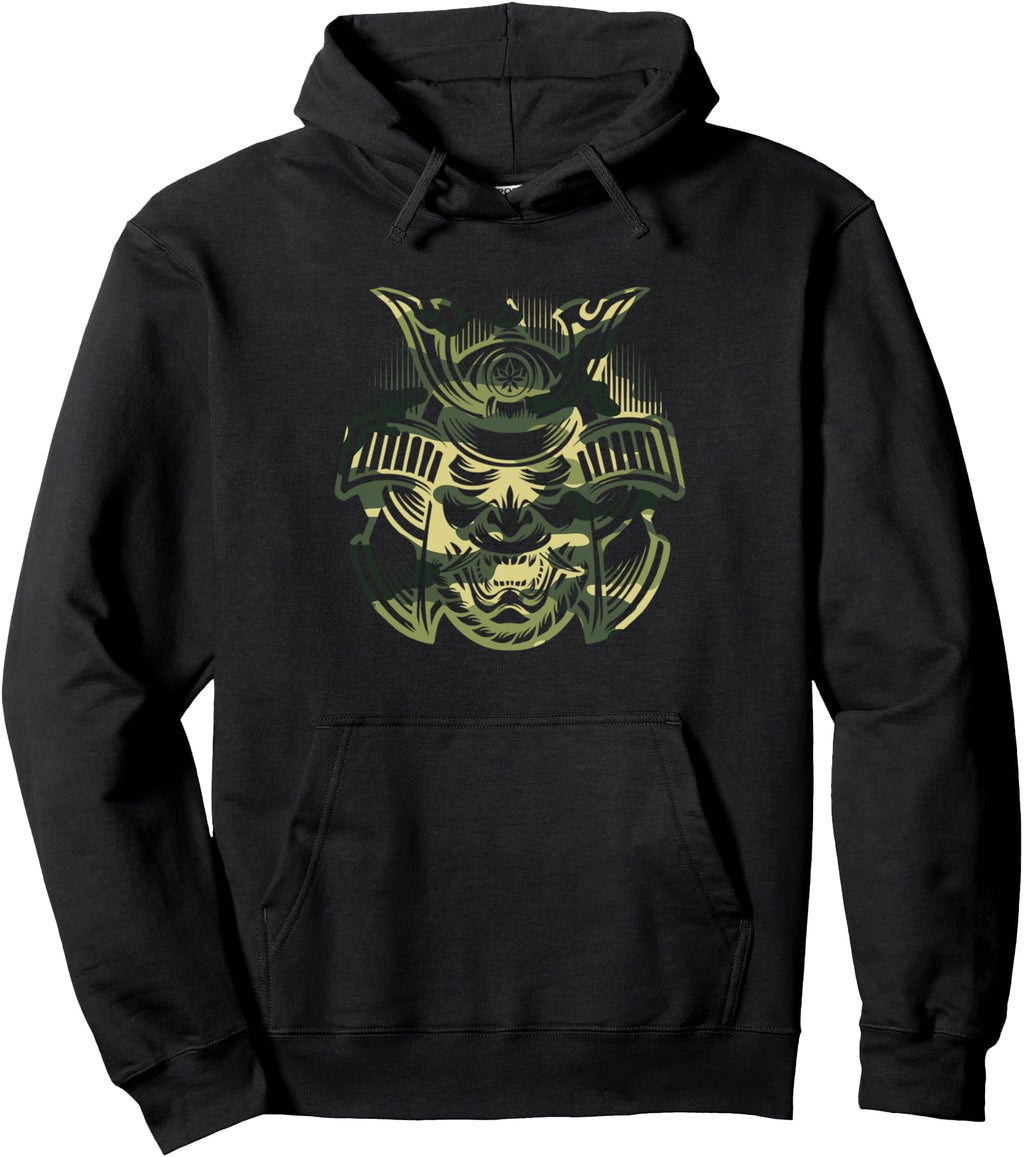 Authentic Samurai Warrior Bushido Oni Hoodie - Graphic Print Men Women - T-Shirt, Sweatshirt, Hoodie