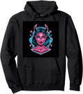 Handcrafted Cartoon Sexy She Devil T-Shirt - Aesthetic Graphic for Adults - T-Shirt, Sweatshirt, Hoodie