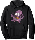 Ramen Octopus Kawaii Anime Kraken Hoodie - Graphic Print Unisex - T-Shirt, Sweatshirt, Hoodie