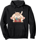Sumo Cat Eating Ramen Noodle Anime T-Shirt - Custom Art Print for Adults - T-Shirt, Sweatshirt, Hoodie
