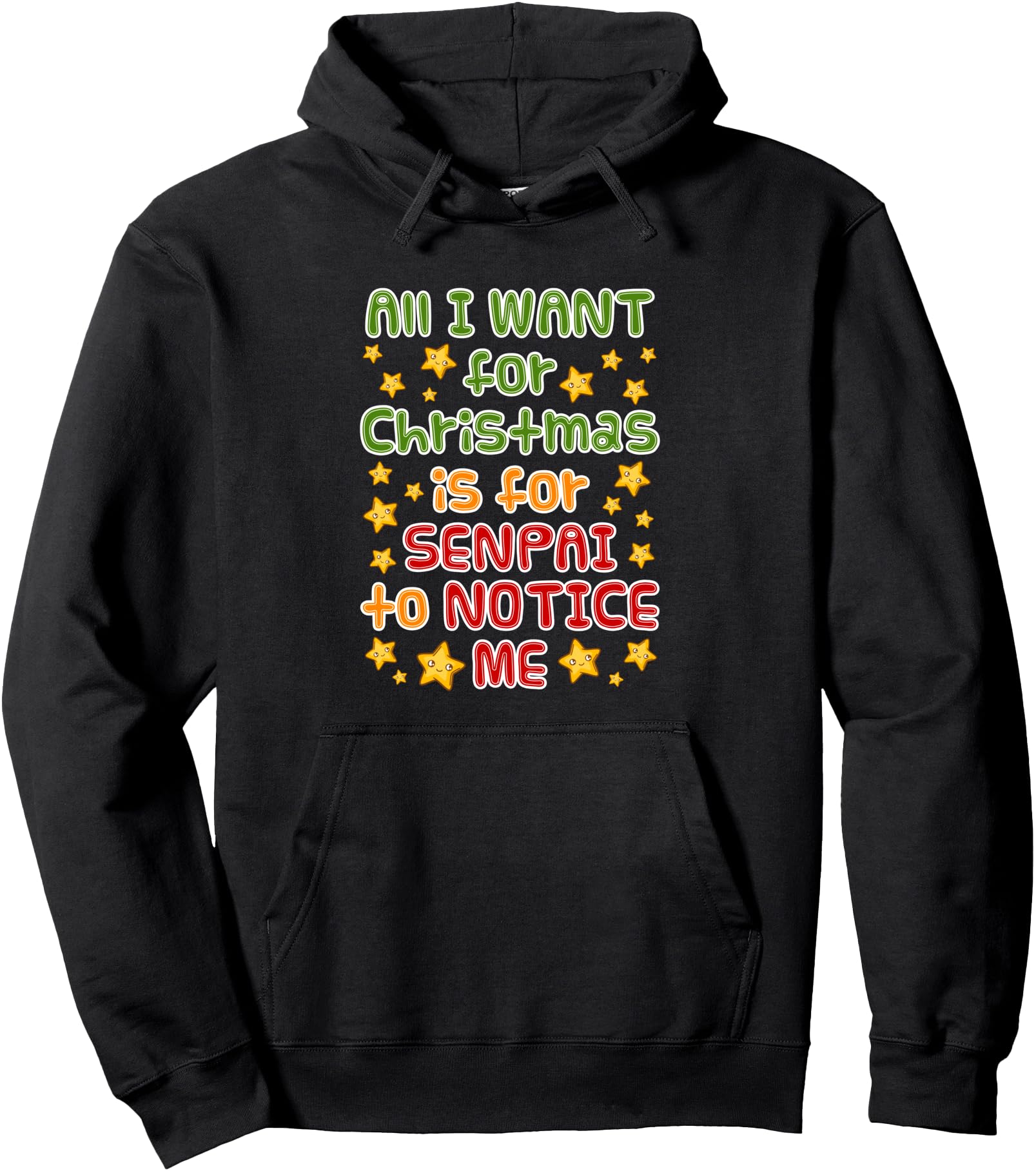All I Want Is Senpai To Notice Me Anime T-Shirt - Trendy Graphic Men Women - T-Shirt, Sweatshirt, Hoodie