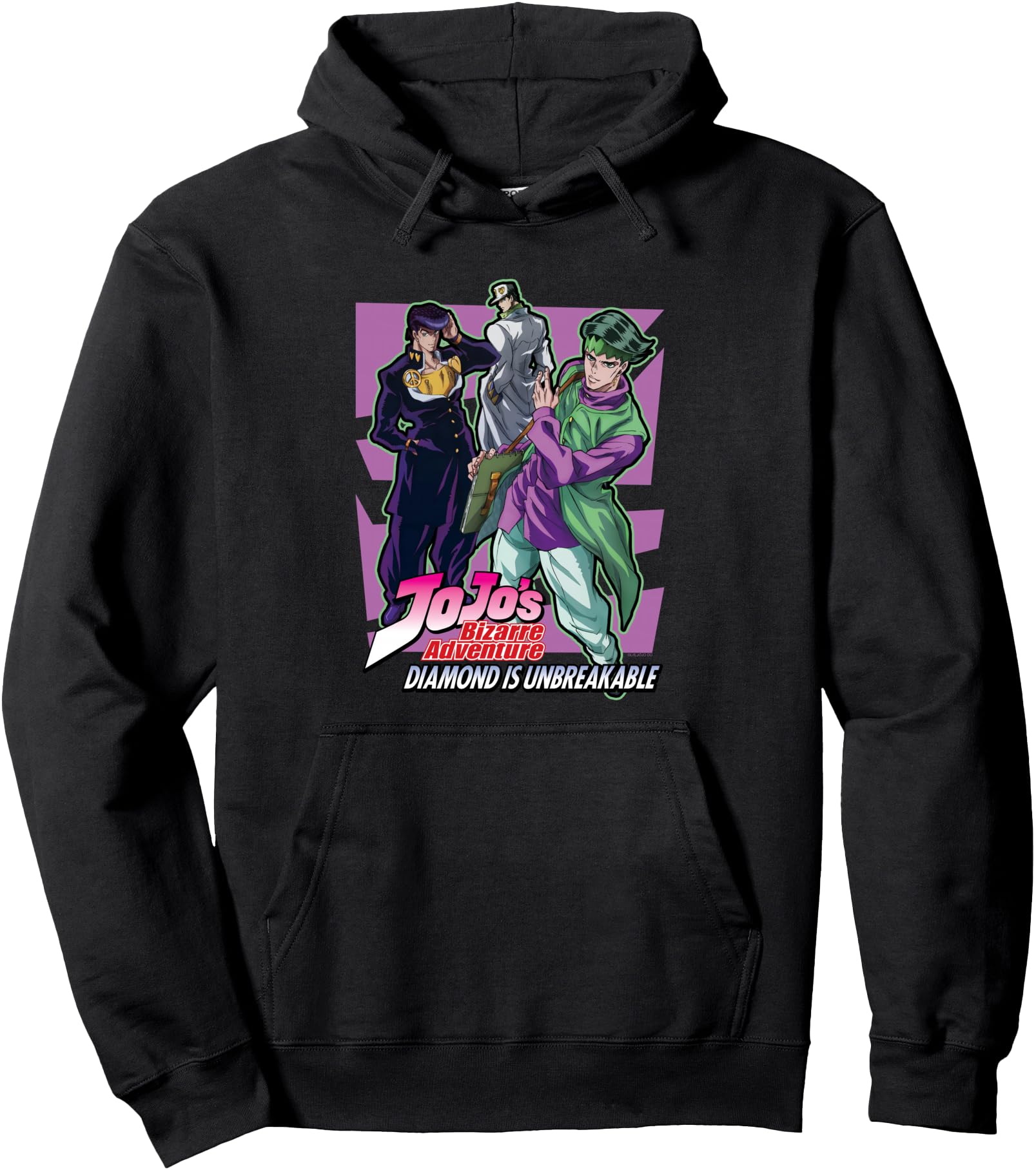 Authentic Jojo Diamond Is Unbreakable Hoodie - Unique Graphic for Adults - T-Shirt, Sweatshirt, Hoodie