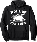 Handcrafted Rollin Fatties Cat Cats Sweatshirt - Graphic Print Unisex - T-Shirt, Sweatshirt, Hoodie