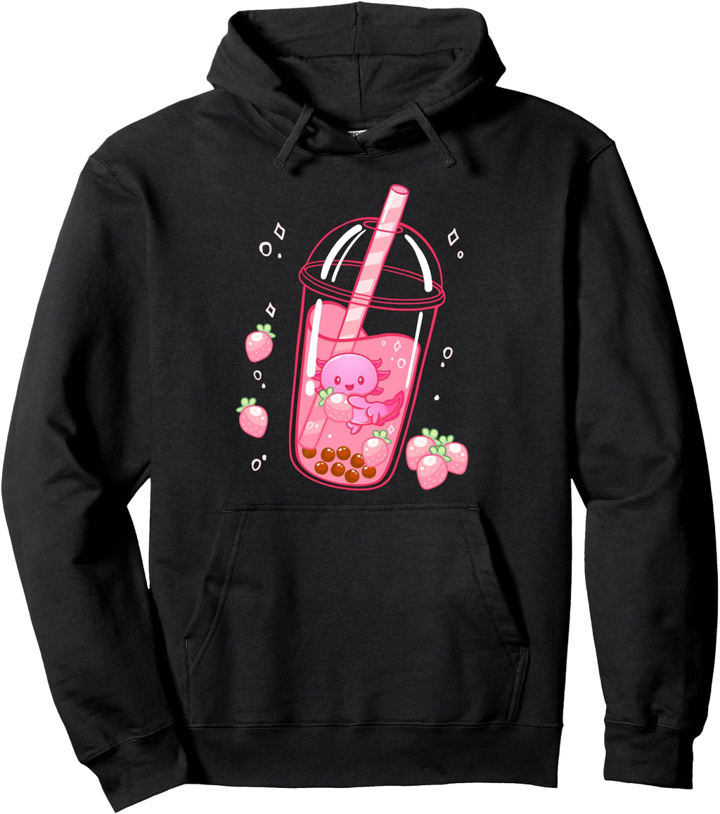 Exclusive Kawaii Axolotl Pastel Goth T-Shirt - Aesthetic Graphic Men Women - T-Shirt, Sweatshirt, Hoodie
