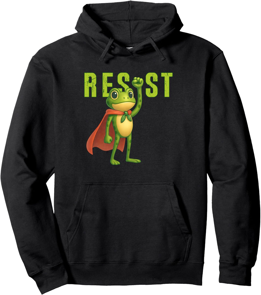 Exclusive Frog Resist Portland Frog Sweatshirt - Trendy Graphic Men Women - T-Shirt, Sweatshirt, Hoodie