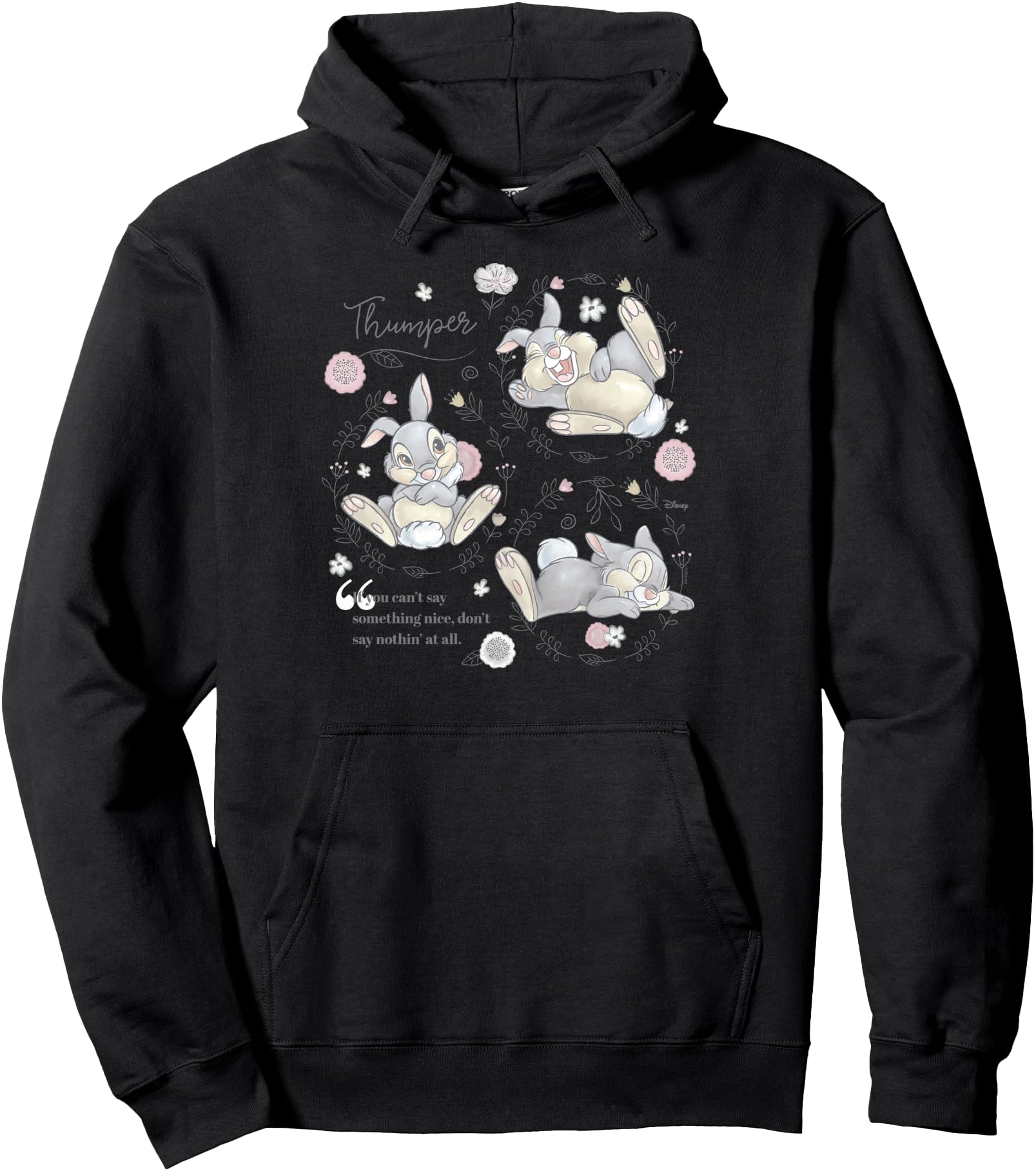 Handcrafted Bambi Thumper Poses Artist T-Shirt - Custom Art Print Unisex - T-Shirt, Sweatshirt, Hoodie