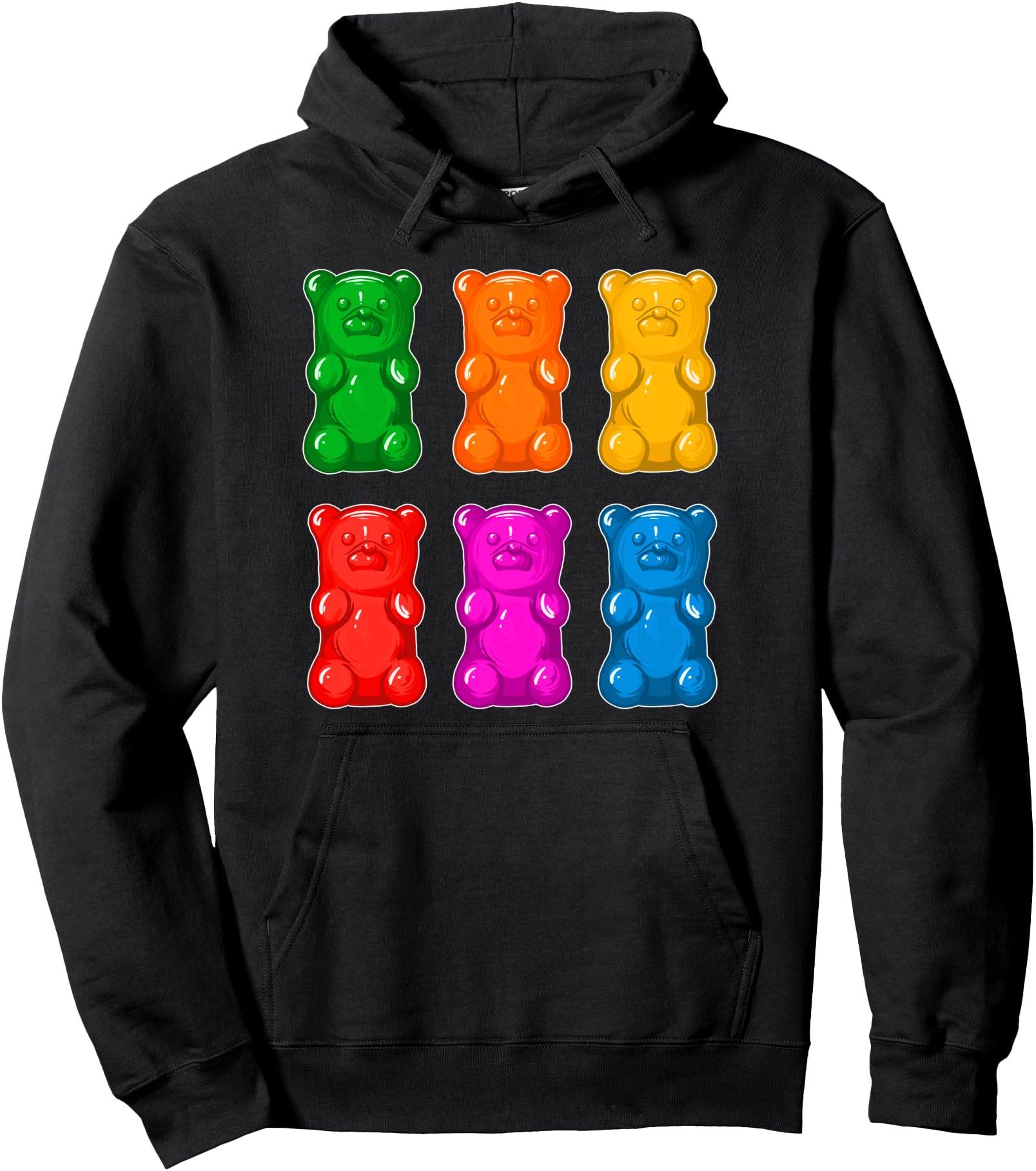 Handcrafted Yummy Gummy Bears Exclusive Hoodie - Trendy Graphic Men Women - T-Shirt, Sweatshirt, Hoodie