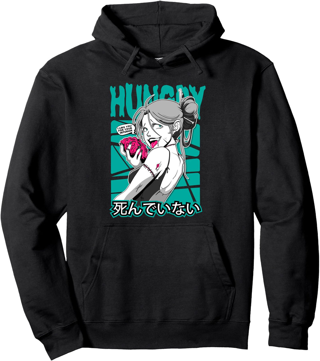 Ecchi Zombie Lewd Waifu Anime Hentai Sweatshirt - Unique Graphic Men Women - T-Shirt, Sweatshirt, Hoodie