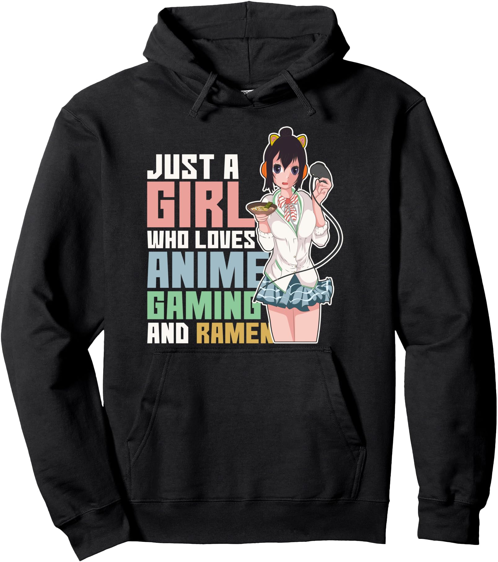 Handcrafted Just Who Loves Anime Gaming T-Shirt - Graphic Print for Adults - T-Shirt, Sweatshirt, Hoodie