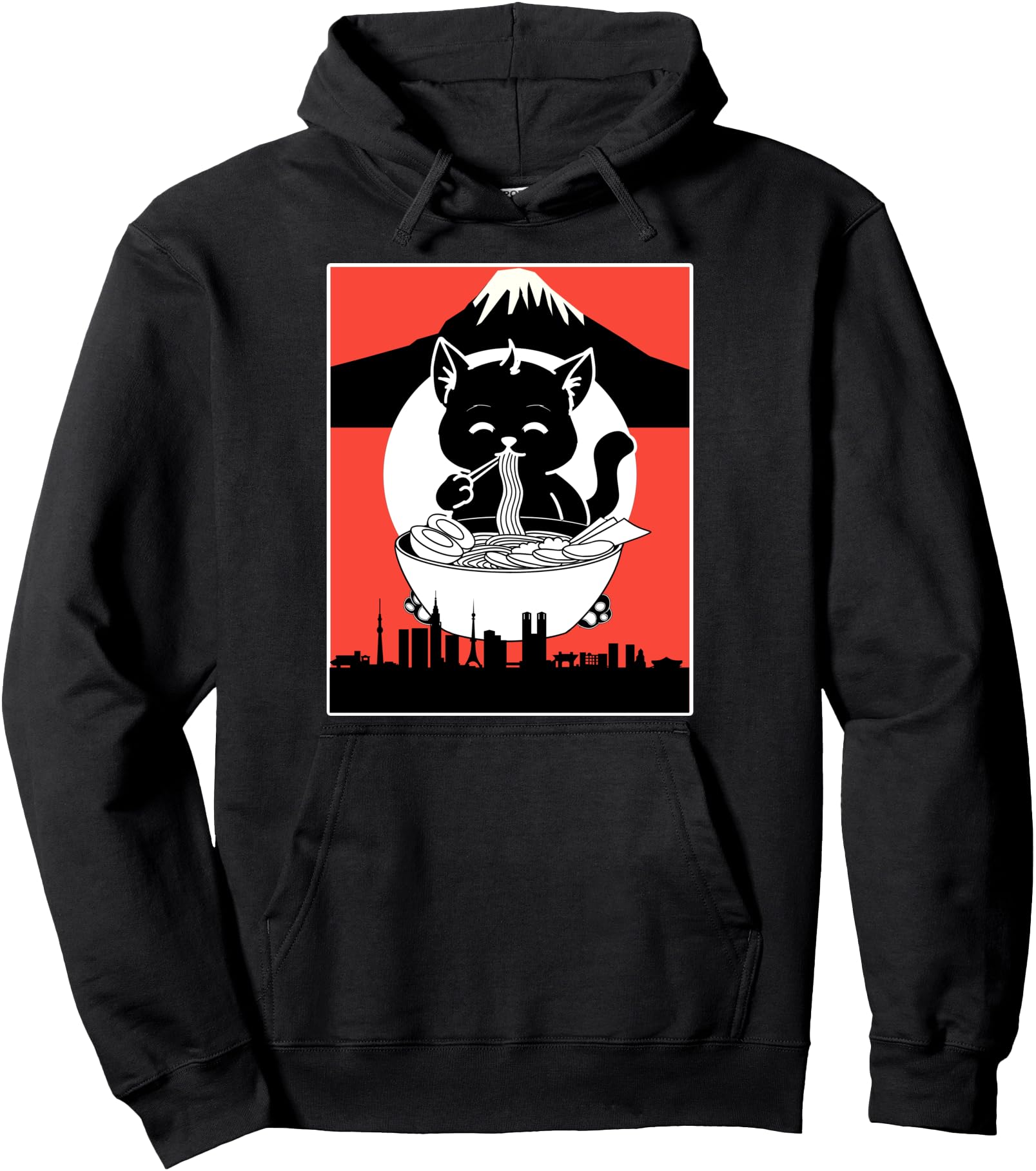 Authentic Ramen Cat Japanese Kawaii T-Shirt - Aesthetic Graphic Unisex - T-Shirt, Sweatshirt, Hoodie
