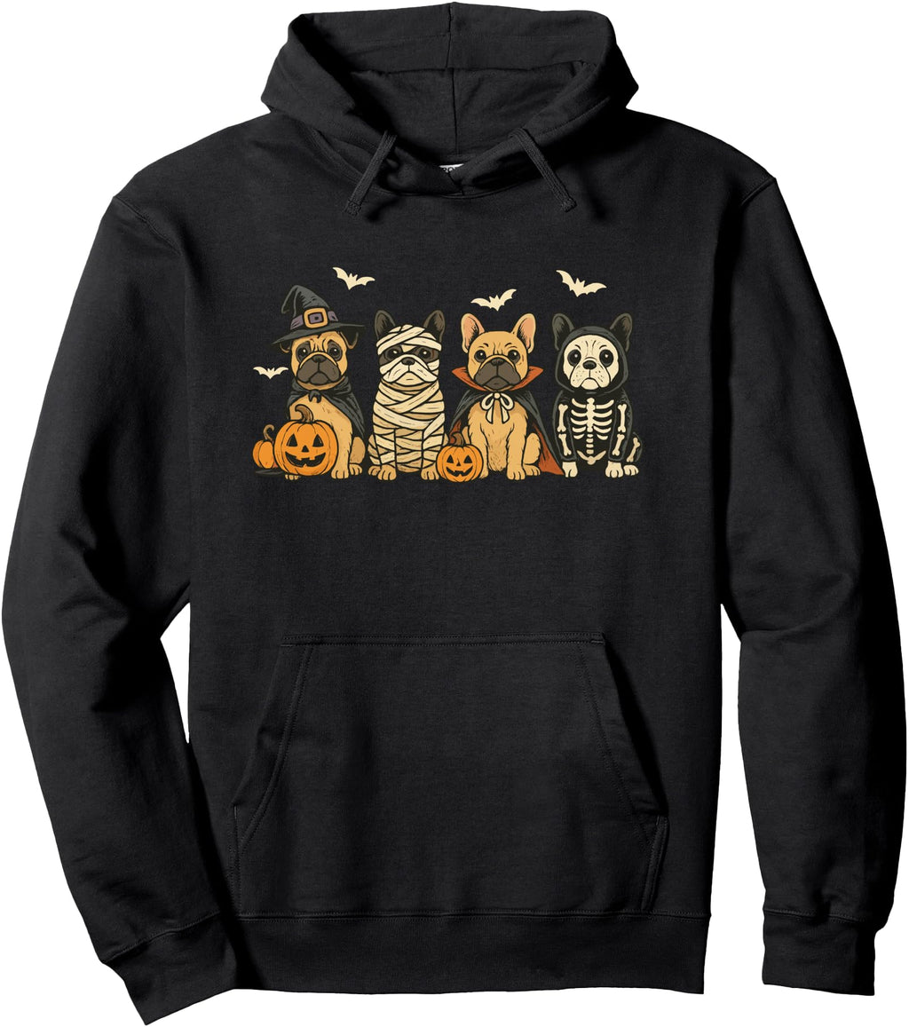 Mummy French Bulldog Halloween T-Shirt - Custom Art Print for Adults - T-Shirt, Sweatshirt, Hoodie