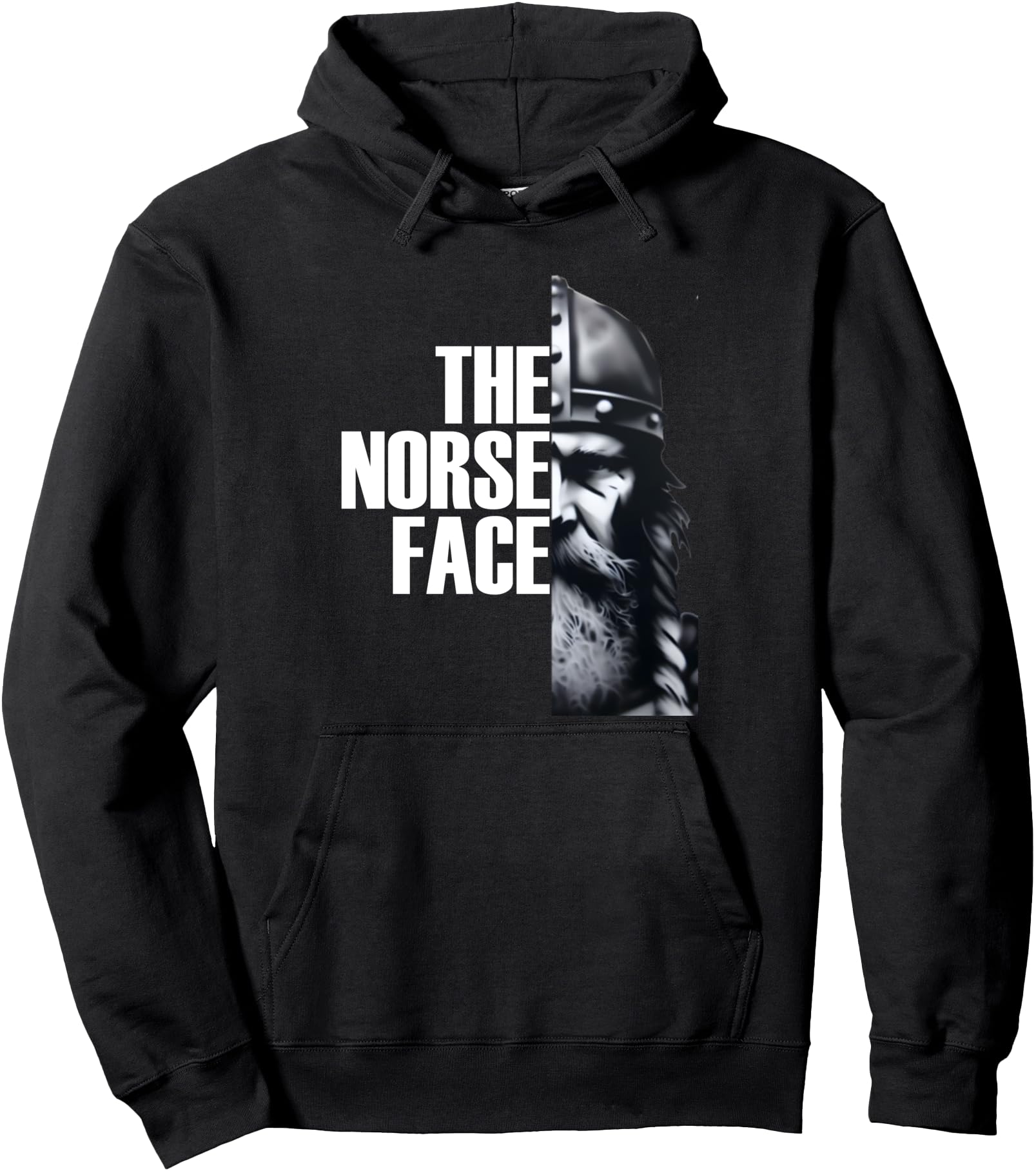 Original Norse Face Viking Warrior Face Sweatshirt - Graphic Print Unisex - T-Shirt, Sweatshirt, Hoodie