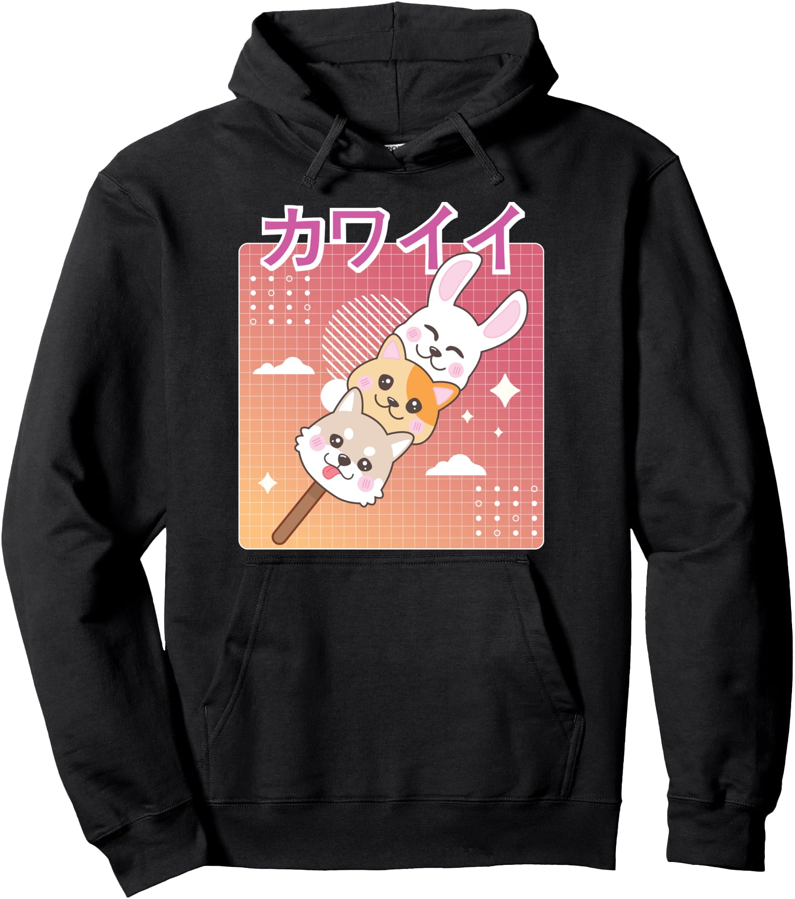 Authentic Kawaii Bunny Shiba Neko Sweatshirt - Casual Everyday Wear Unisex - T-Shirt, Sweatshirt, Hoodie