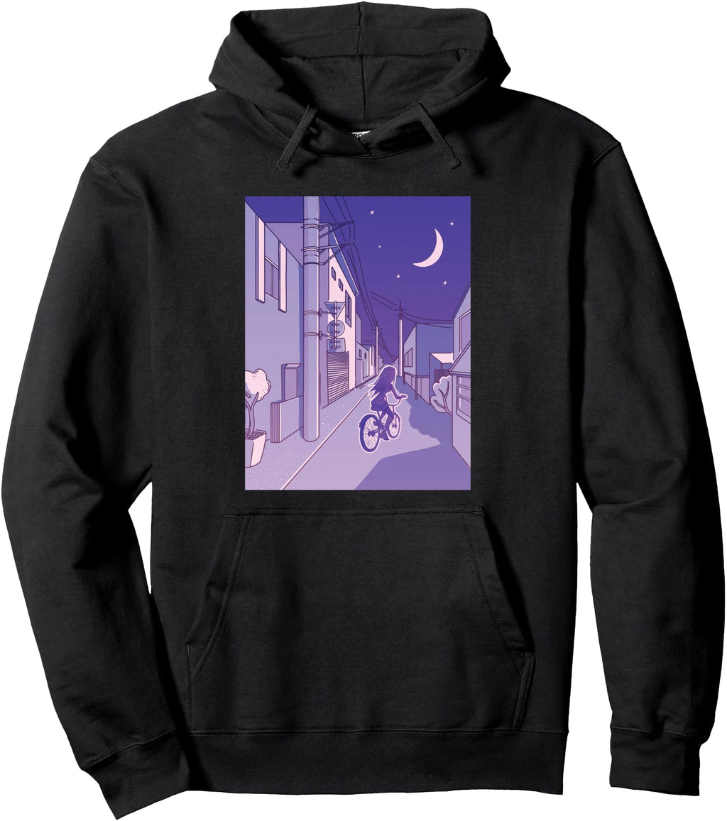 Handcrafted Manga Bike Anime Vaporwave T-Shirt - Trendy Graphic for Adults - T-Shirt, Sweatshirt, Hoodie