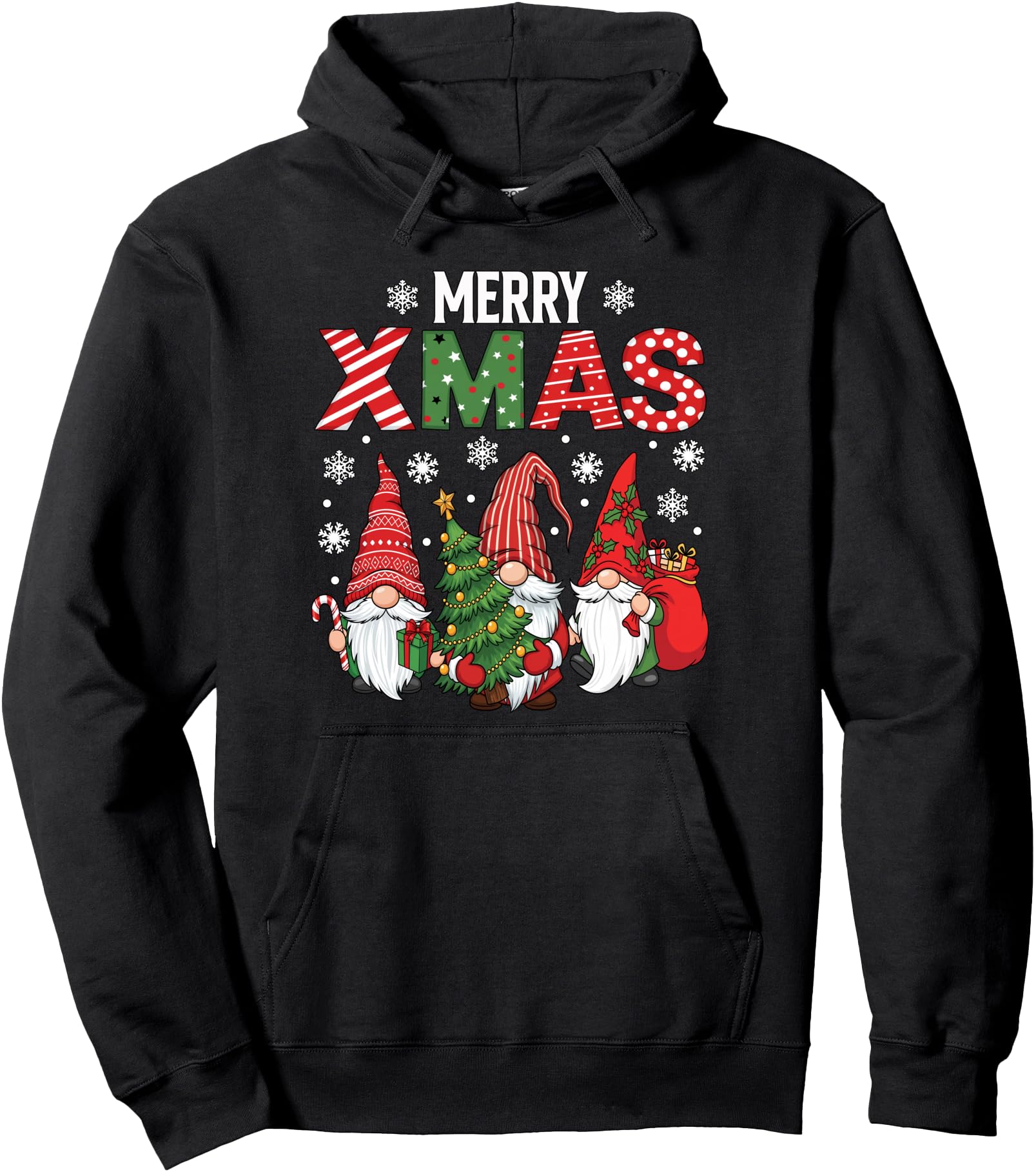 Authentic Gnomes Merry Family Sweatshirt - Custom Art Print for Adults - T-Shirt, Sweatshirt, Hoodie