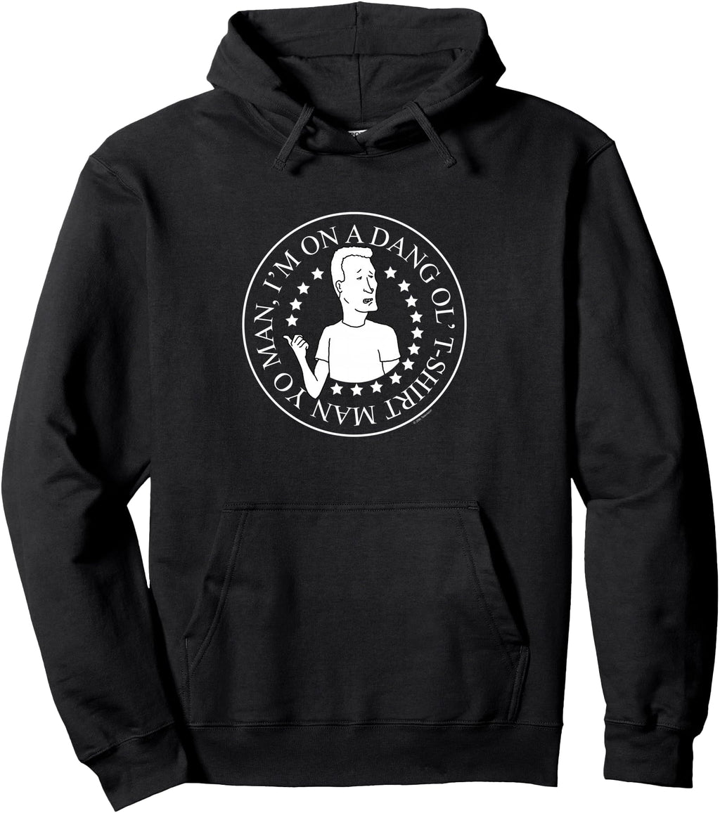 King Hill Boomhauer Dang Ol T Cartoon Hoodie - Unique Graphic for Adults - T-Shirt, Sweatshirt, Hoodie