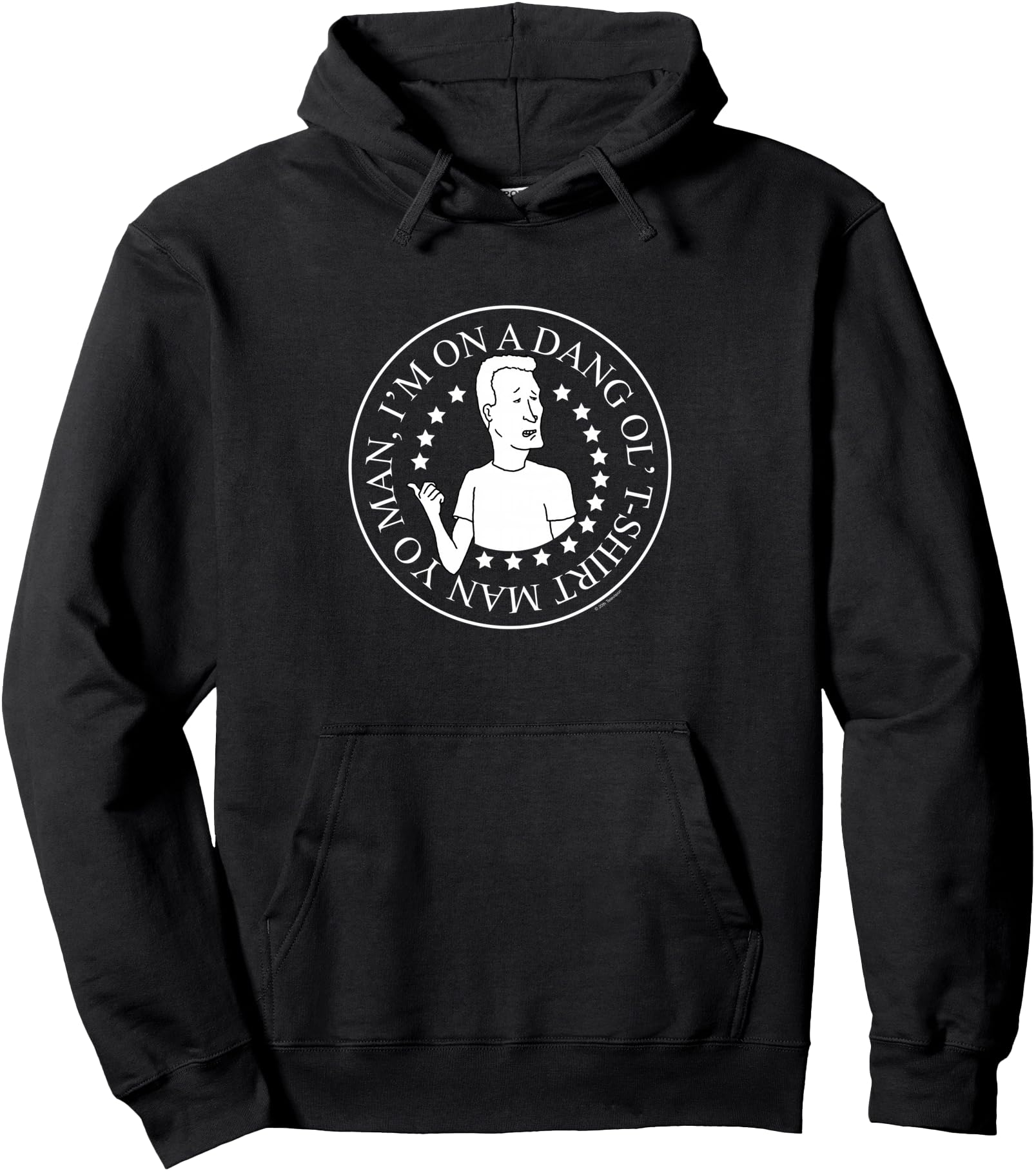 King Hill Boomhauer Dang Ol T Cartoon Hoodie - Unique Graphic for Adults - T-Shirt, Sweatshirt, Hoodie