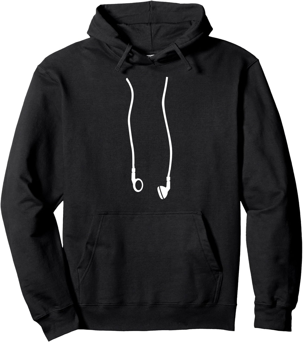 Earphones Hoodie - Custom Art Print Men Women - T-Shirt, Sweatshirt, Hoodie