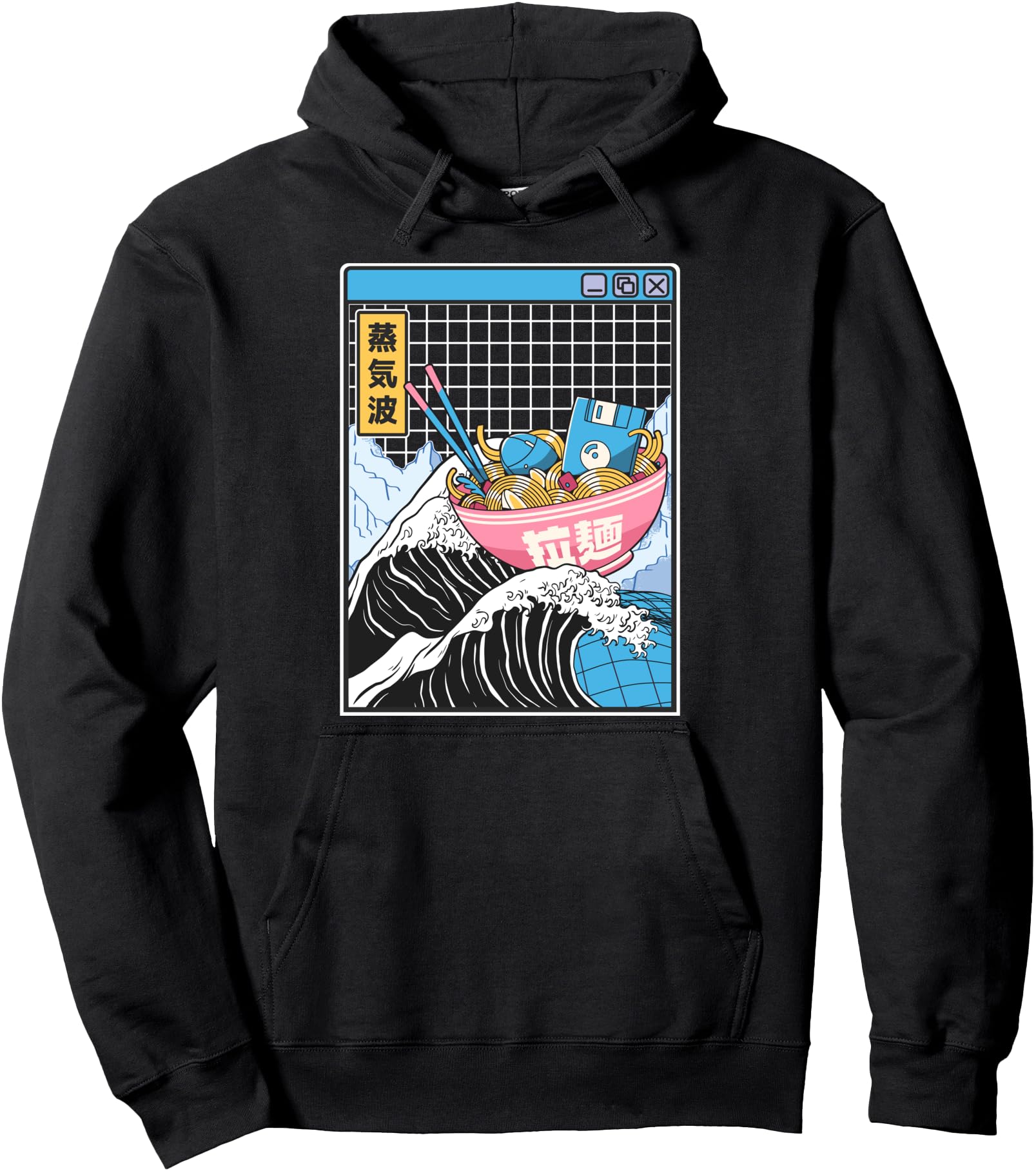 Authentic Digital Ramen Bowl T-Shirt - Casual Everyday Wear for Adults - T-Shirt, Sweatshirt, Hoodie