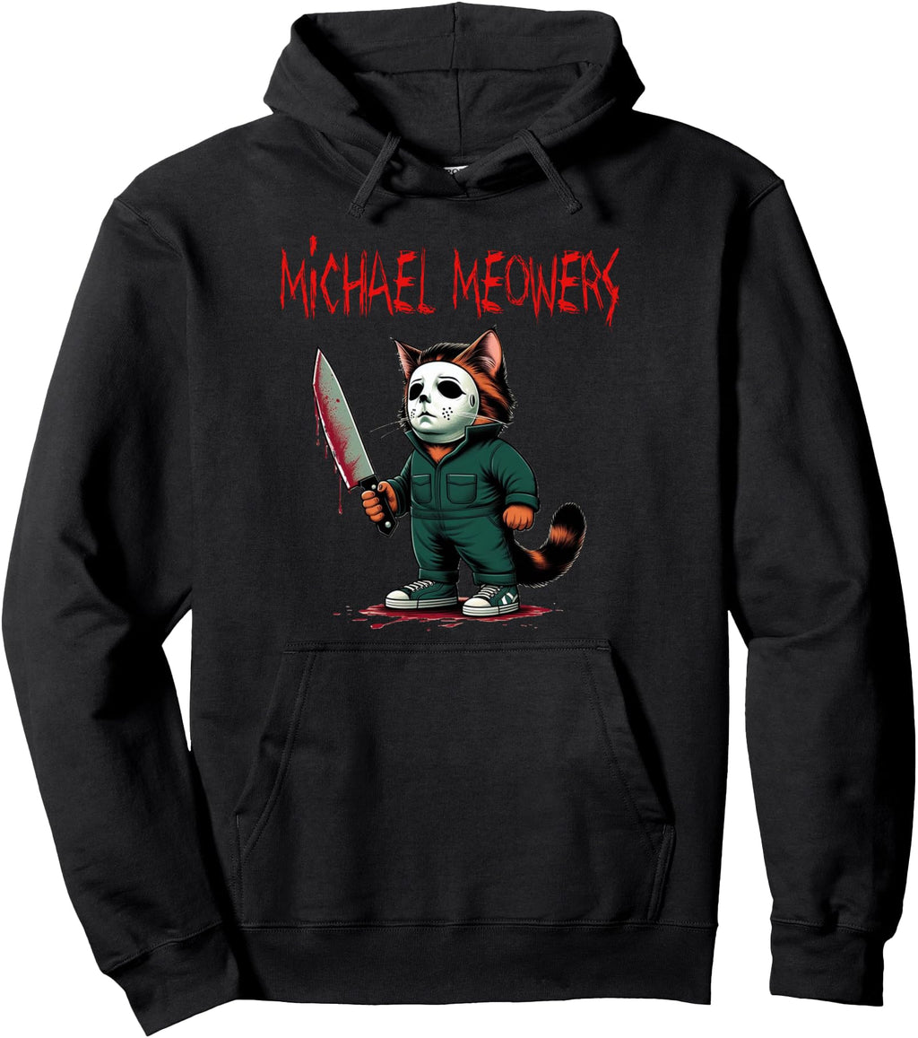 Authentic Michael Meowers Halloween Sweatshirt - Trendy Graphic for Adults - T-Shirt, Sweatshirt, Hoodie