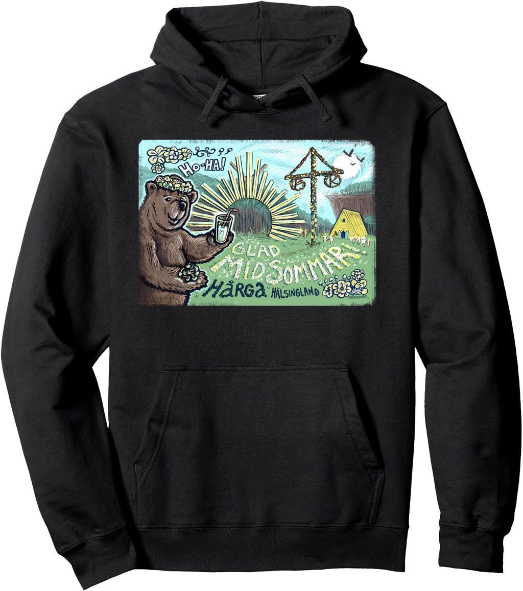 Authentic Happy Midsommar Bear T-Shirt - Unique Graphic Unisex - T-Shirt, Sweatshirt, Hoodie