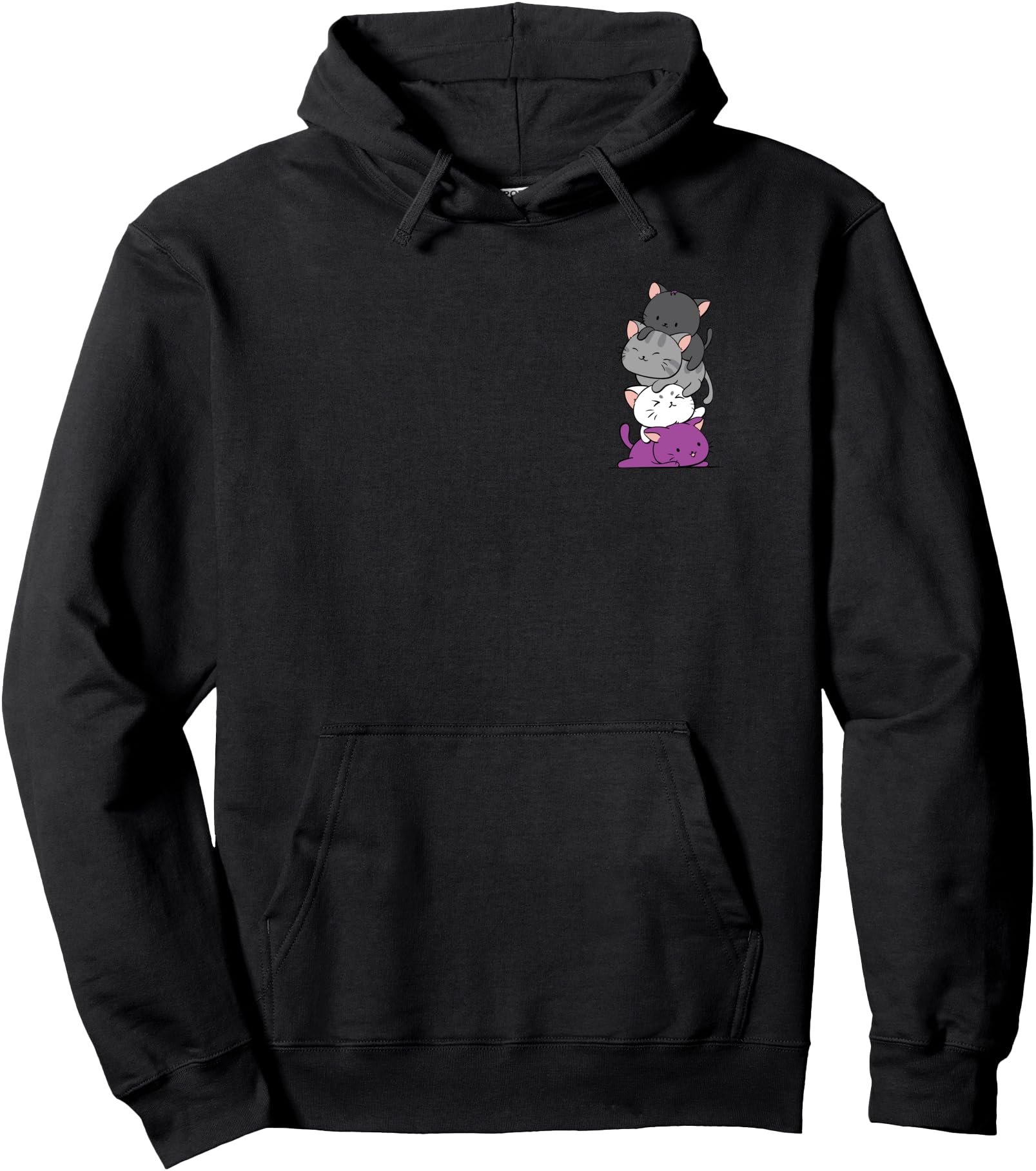 Original Kawaii Cat Pile Anime T-Shirt - Novelty Apparel for Adults - T-Shirt, Sweatshirt, Hoodie