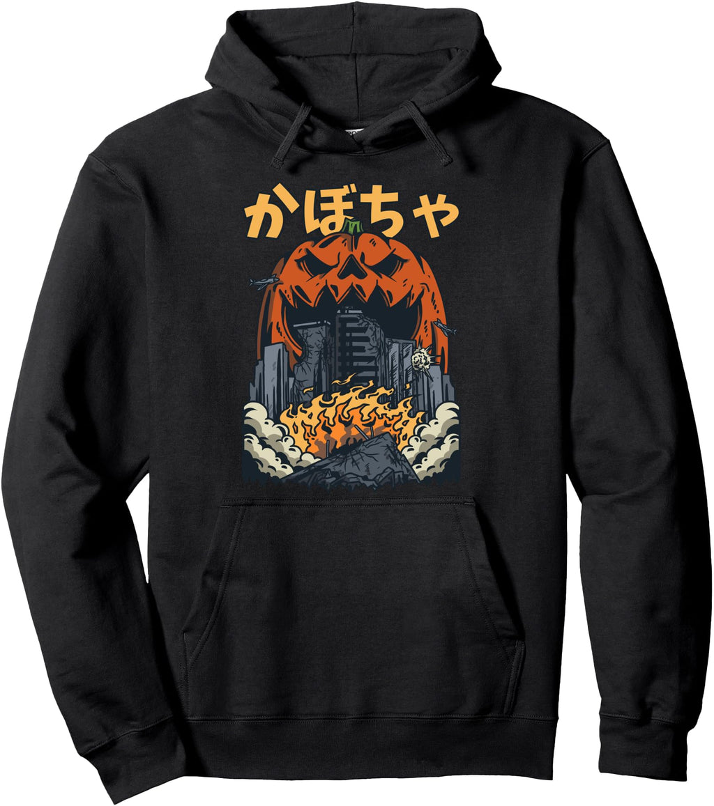 Handcrafted Japanese Killer Pumpkin T-Shirt - Streetwear Style Men Women - T-Shirt, Sweatshirt, Hoodie