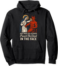 Hail Mary Full Grace Punch Devil Face T-Shirt - Novelty Apparel Men Women - T-Shirt, Sweatshirt, Hoodie