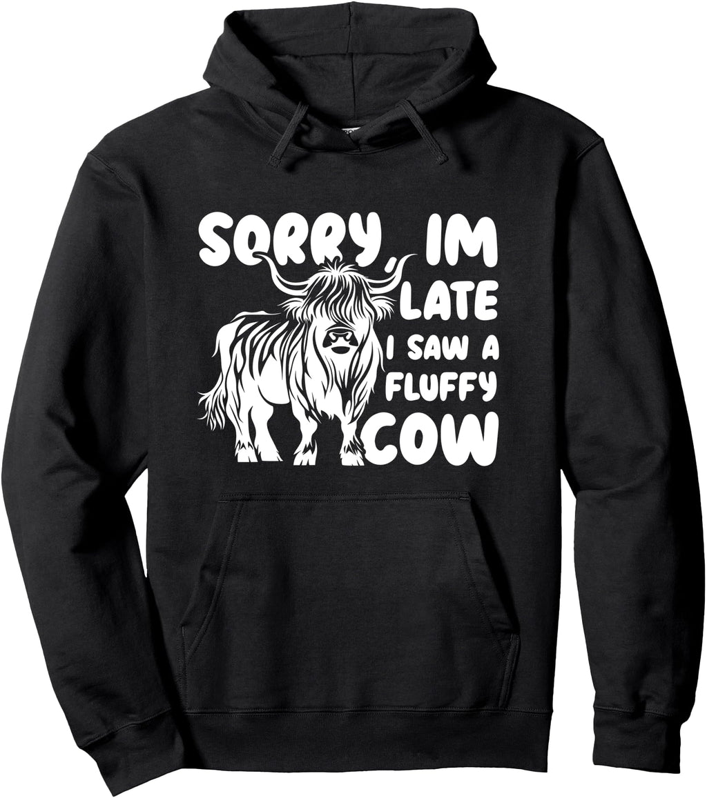 Original Highland Cow Fluffy Cow Farmer T-Shirt - Graphic Print Unisex - T-Shirt, Sweatshirt, Hoodie