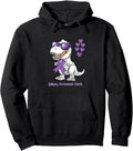 T Rex Dinosaur Epilepsy Awareness T-Shirt - Aesthetic Graphic for Adults - T-Shirt, Sweatshirt, Hoodie