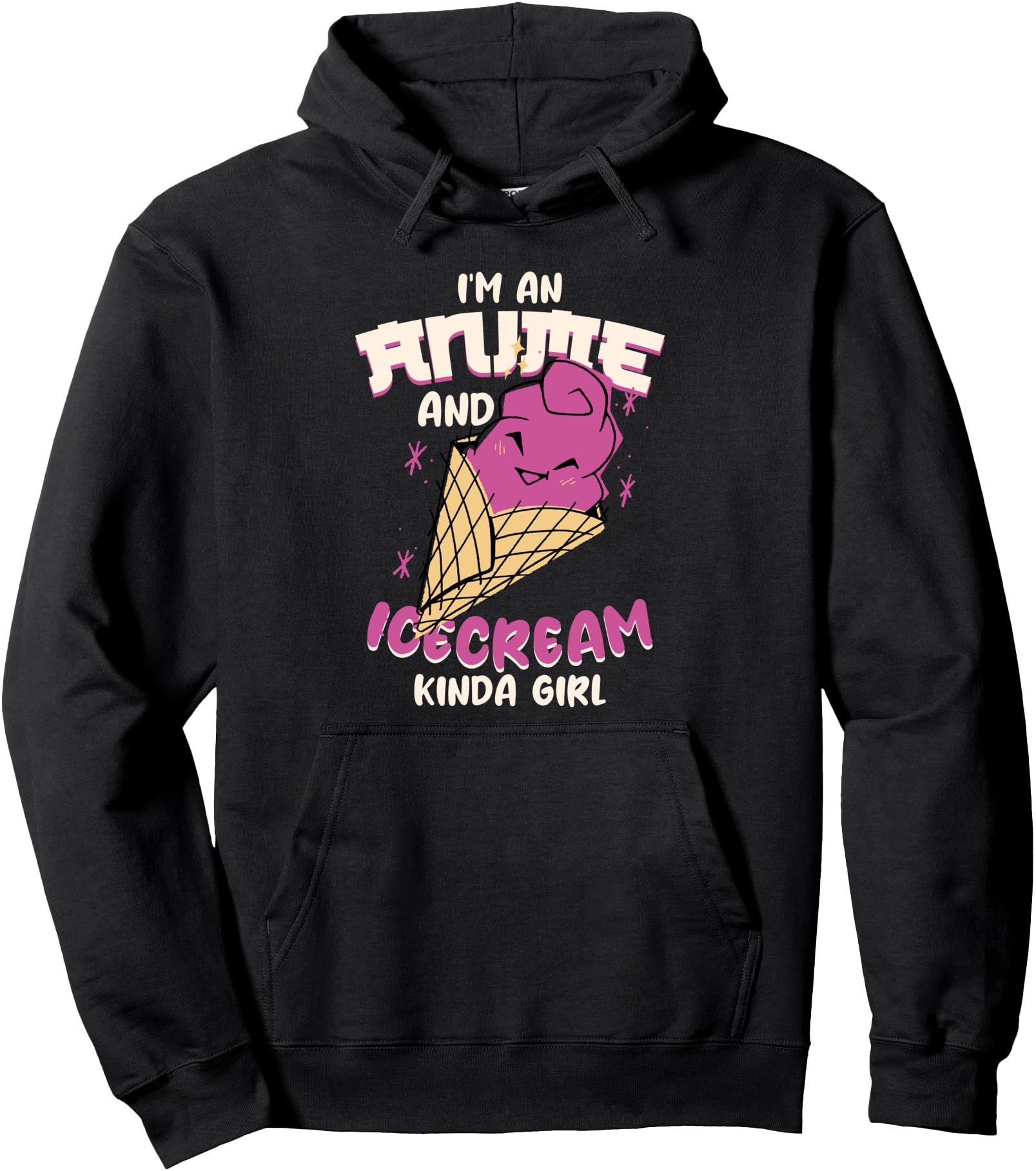 Exclusive I M Anime And Icecream Kind Hoodie - Custom Art Print for Adults - T-Shirt, Sweatshirt, Hoodie